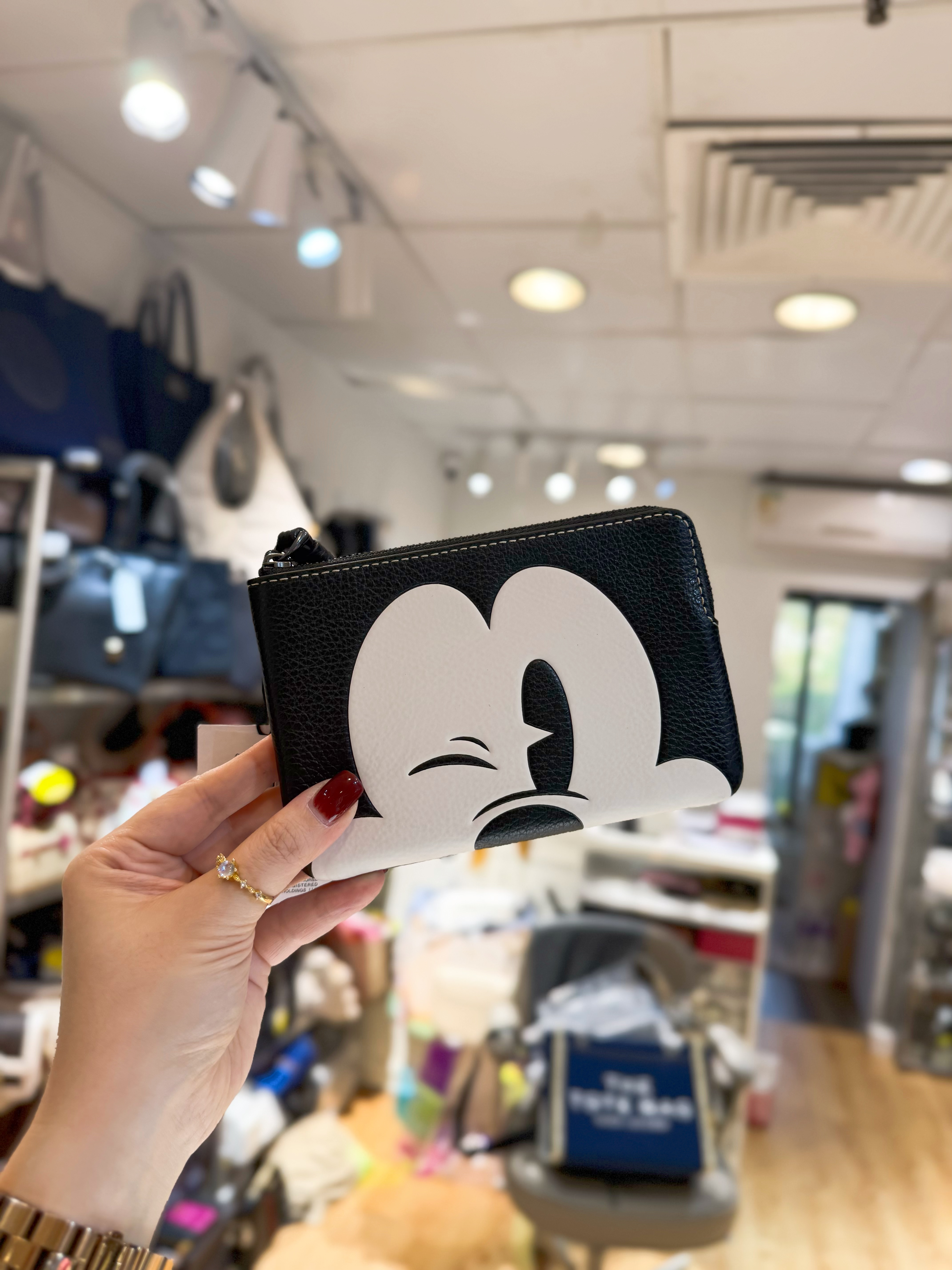 Coach wristlet mickey