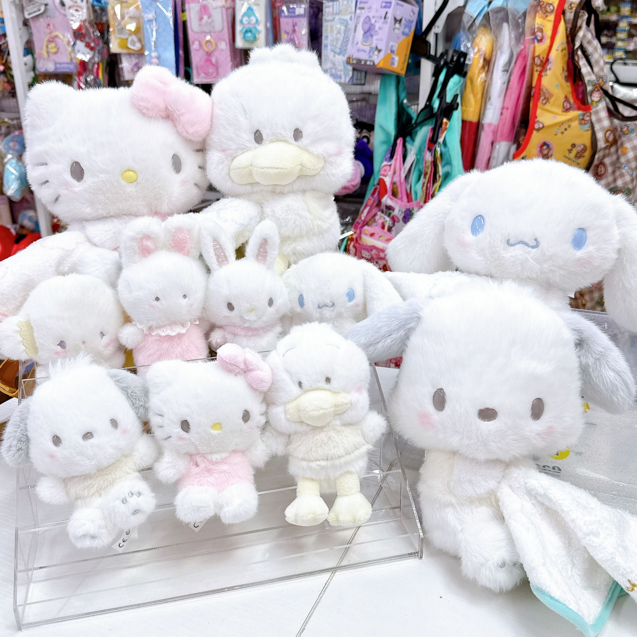 日本直送Samuel新款全白雲朵系列公仔/公仔掛飾/盲盒擺設隨機抽出