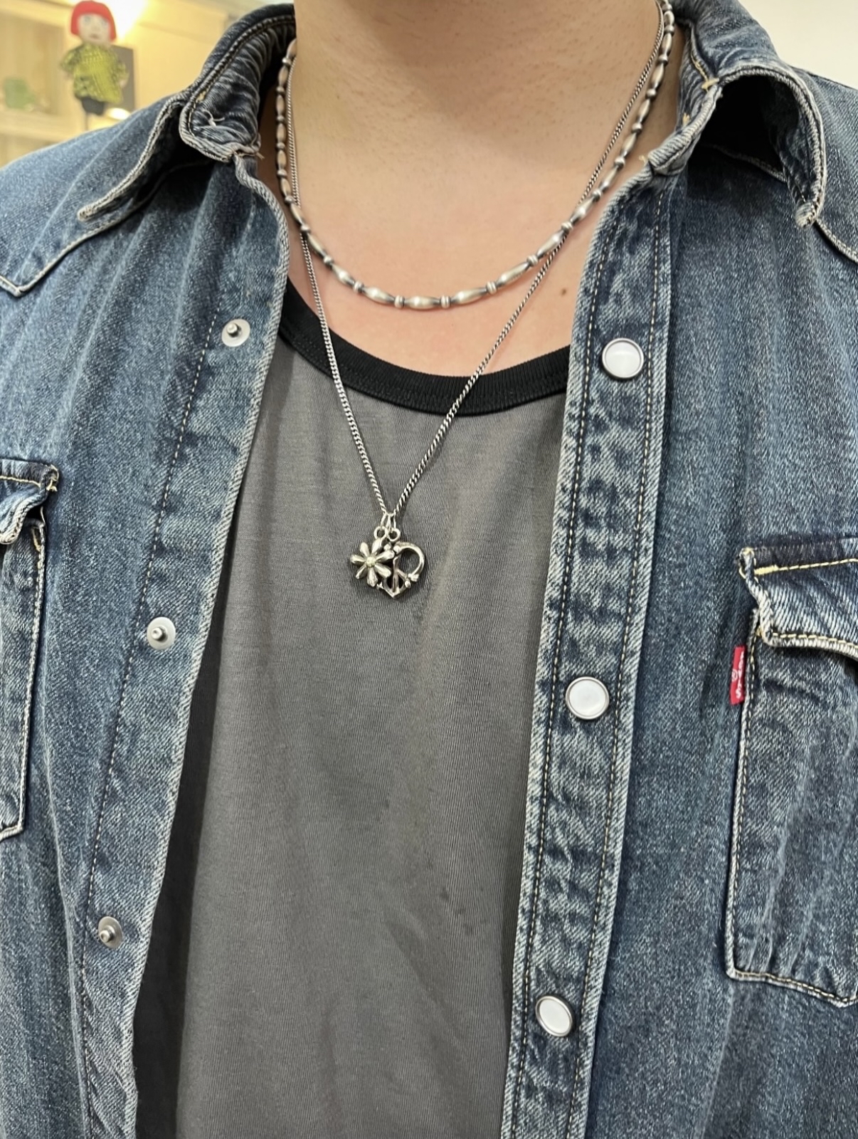 Mollive SV BEADS NECKLACE NEWS 増田貴久さん着用