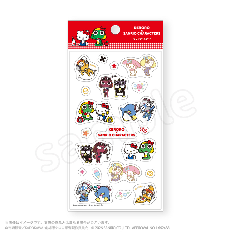 日本預訂📍日本Keroro x Sanrio圖案貼紙