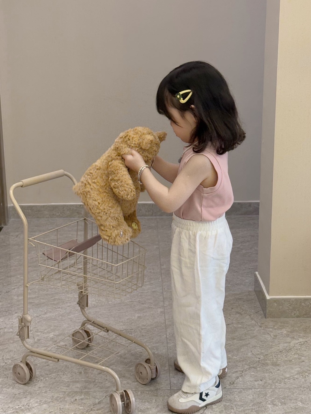 A0157 透氣百搭粉色背心