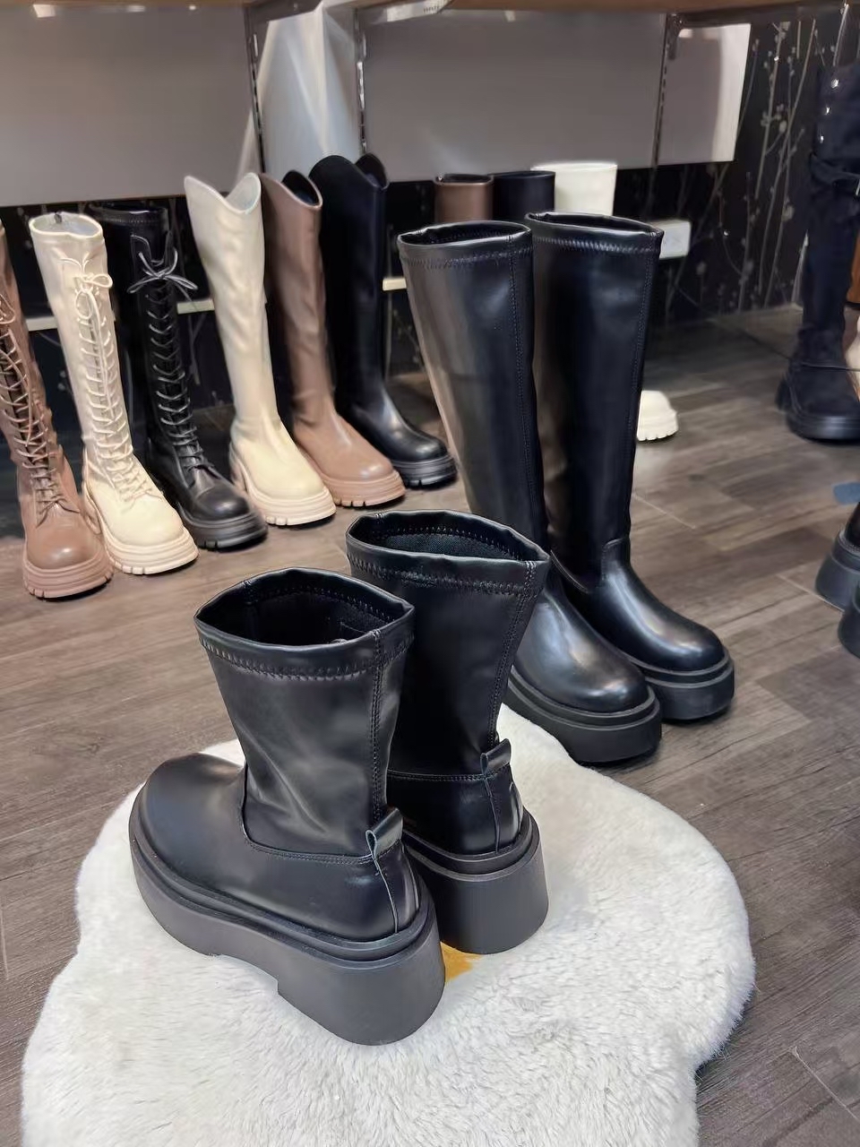 TA17 秋冬中筒靴