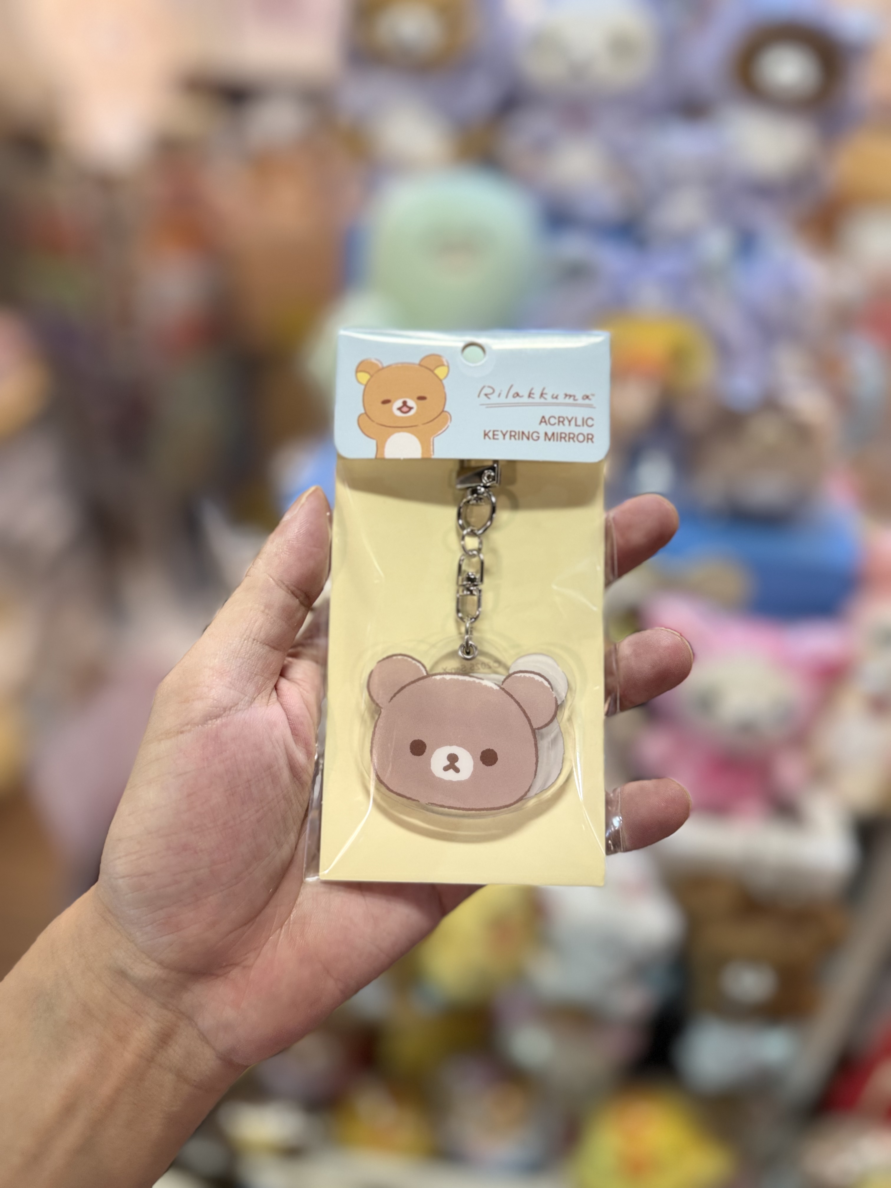 《現貨》全新韓國限定 Rilakkuma小鏡仔掛飾