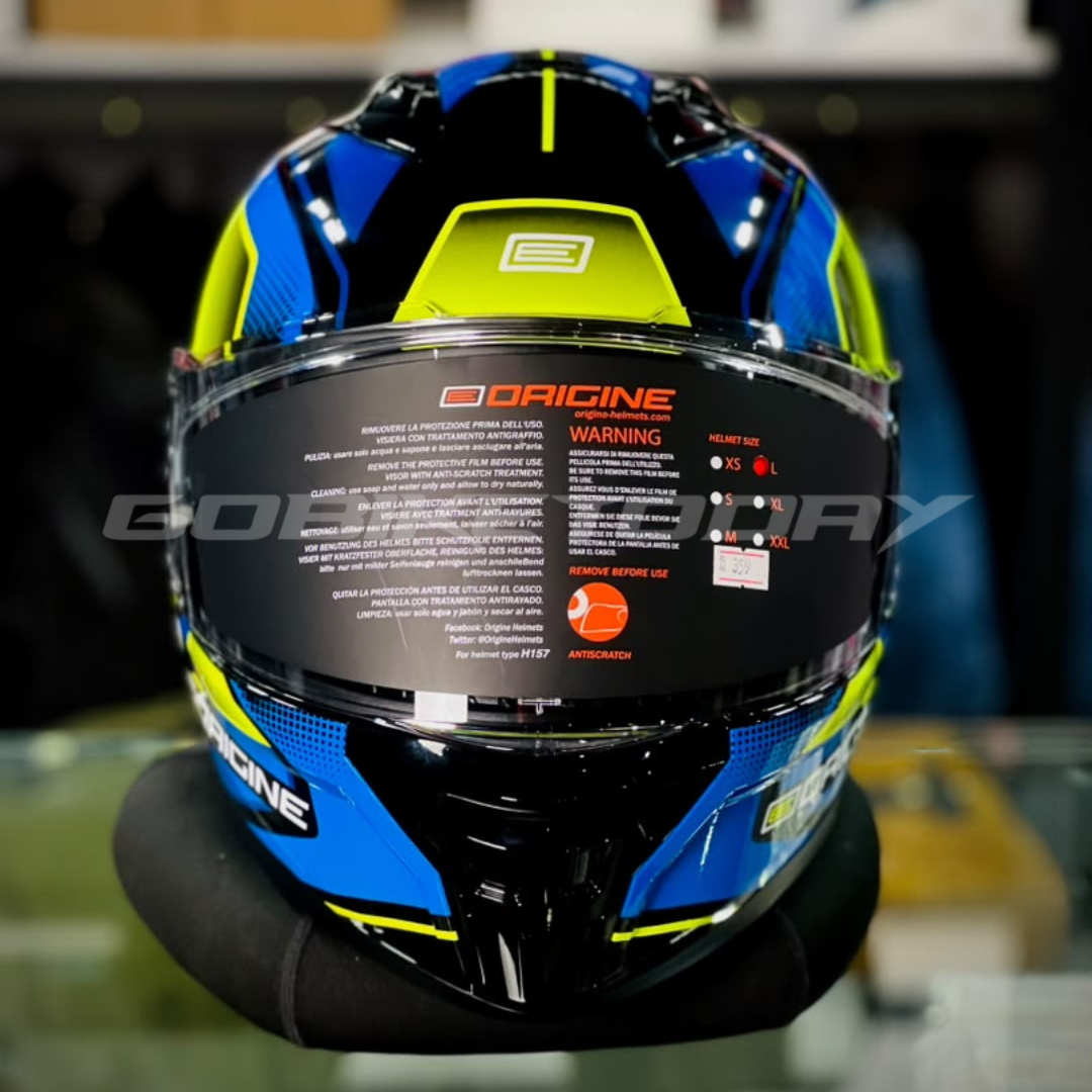 ORIGINE PISTA MANGHEN ROAD Helmet | Lightweight Racing Helmet | Stylish & Comfortable | ECE 22.06