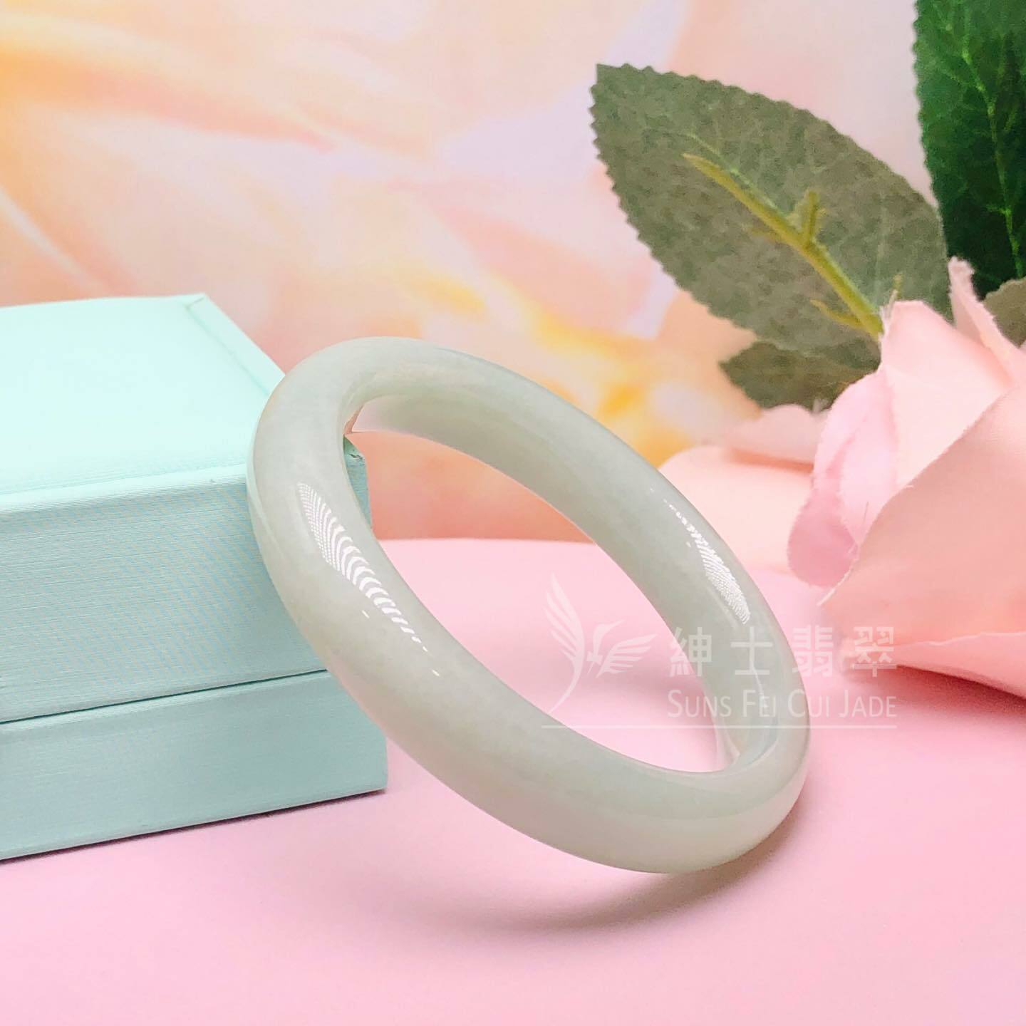 擺三橋晴水色福鐲53.7mm