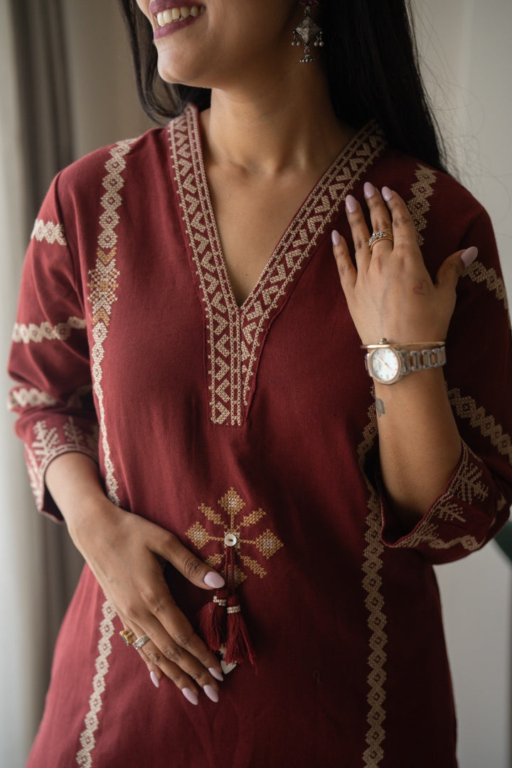 Meher: Maroon Grace