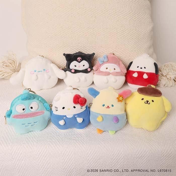 預訂 | 日本版 Sanrio 豆豉眼 肥嘟嘟拉鏈小袋