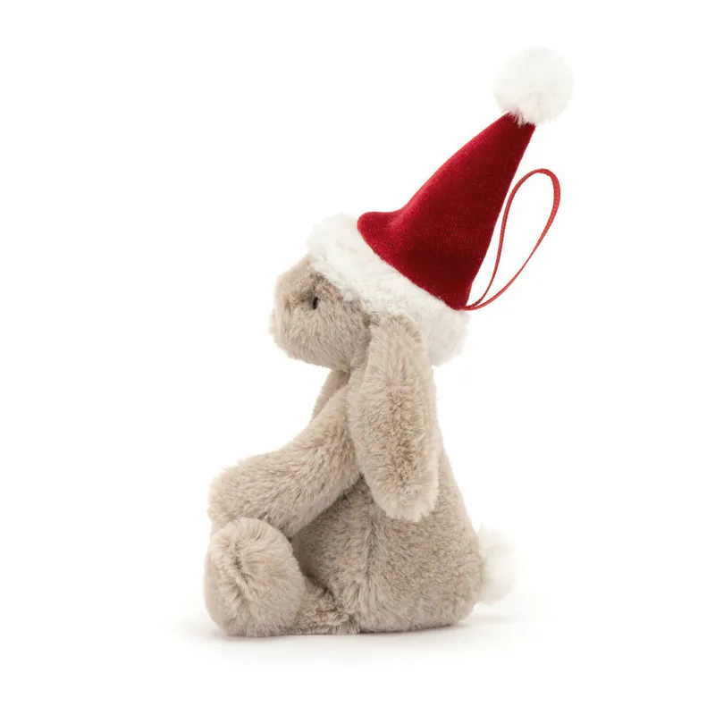【英國】Jellycat Bashful Christmas Bunny Decoration