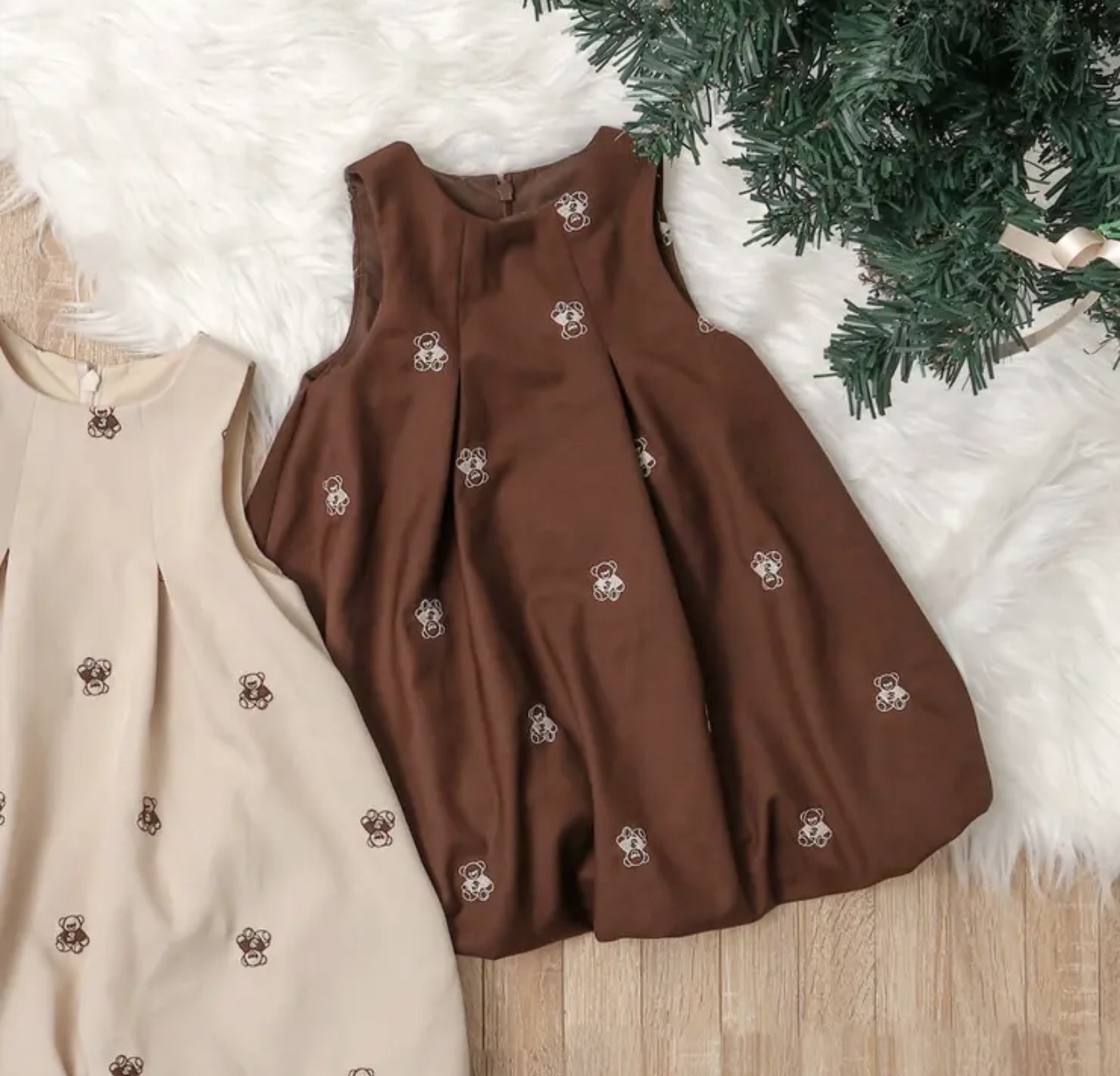 ▫️現貨▫️apres les cours Tiny Bear南瓜連身裙