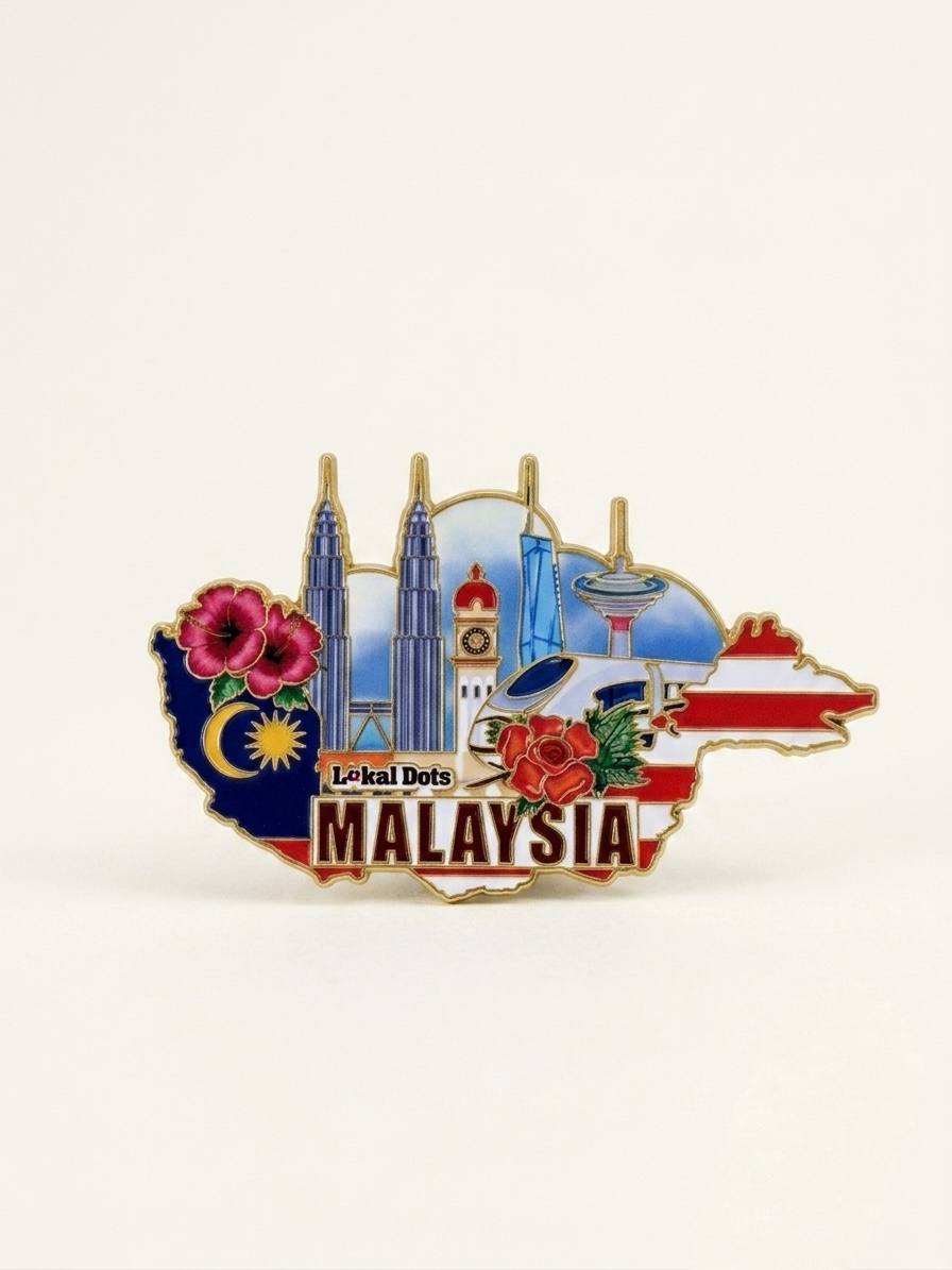 LD49 - Enamel Magnet Malaysia Tower 