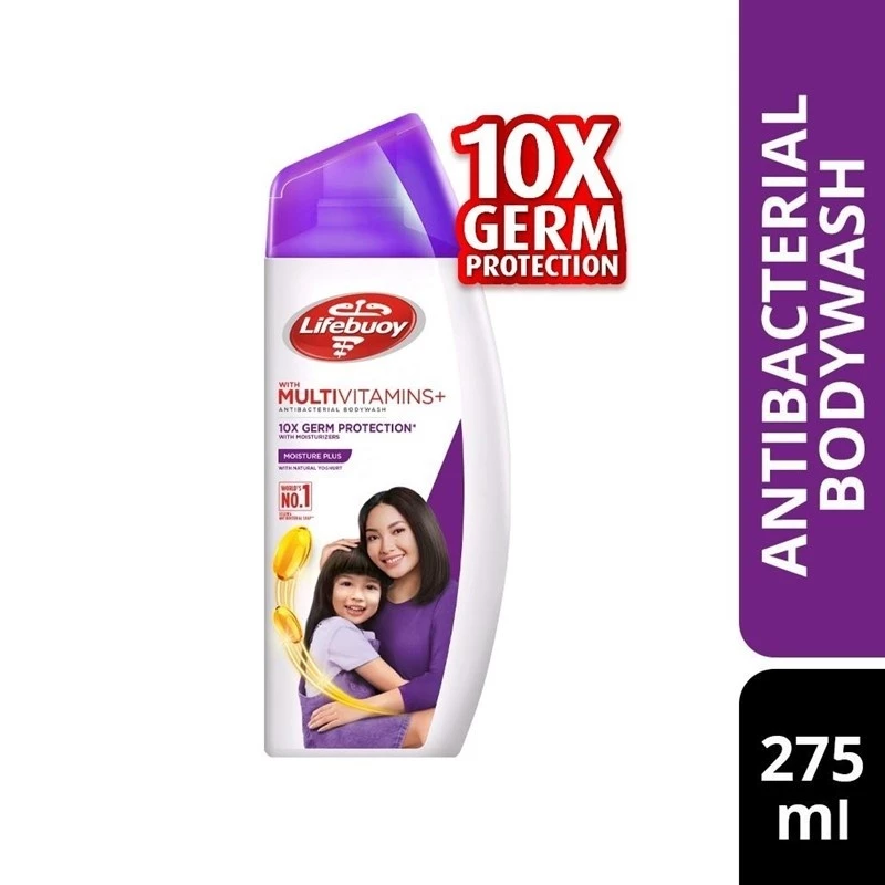 Lifebuoy AntiBacterial Body Wash 275ml / MOISTURE