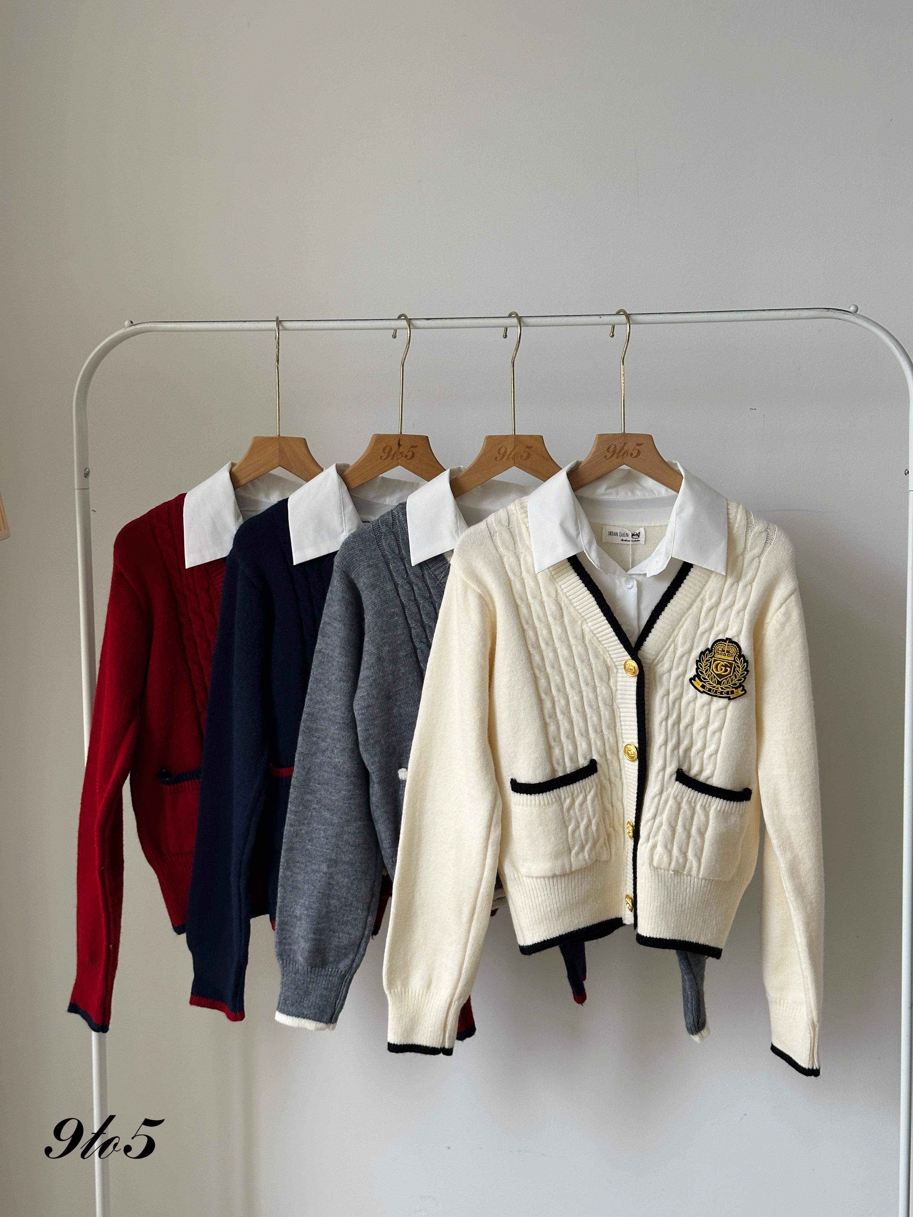 T3932 Preppy Knit Top - 4 Colors