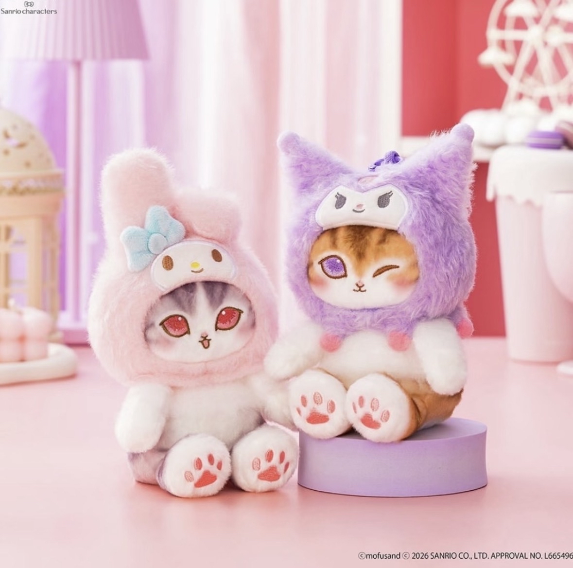 4月新品預購｜日版 Sanrio x mofusand 系列公仔吊飾🌈