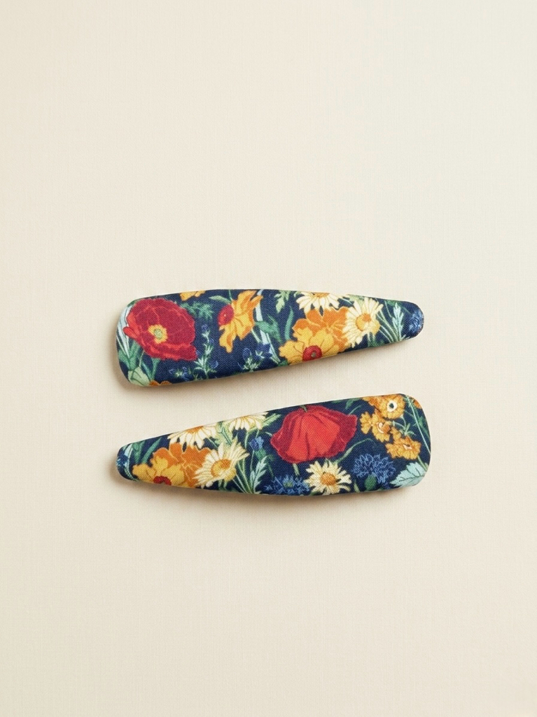 Liberty 經典繁花水滴夾（6cm / 7cm）