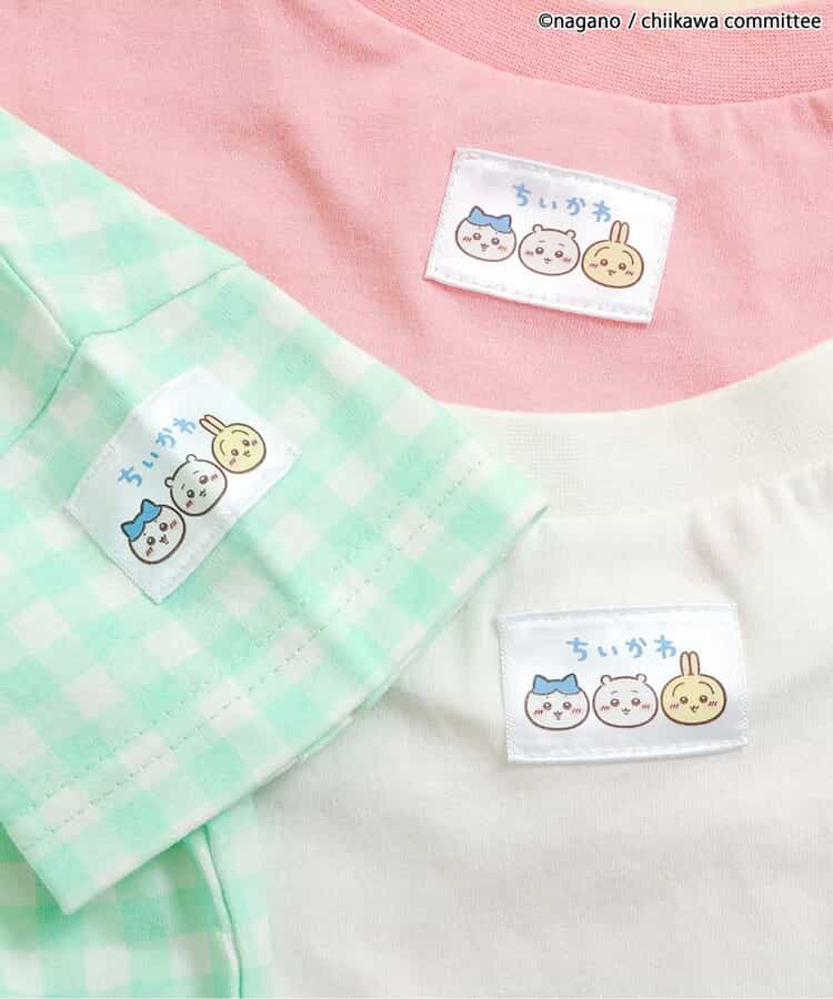 🇯🇵預訂 日本直送🇯🇵Apres les cours x Chiikawa系列三色人物貼花短袖T恤