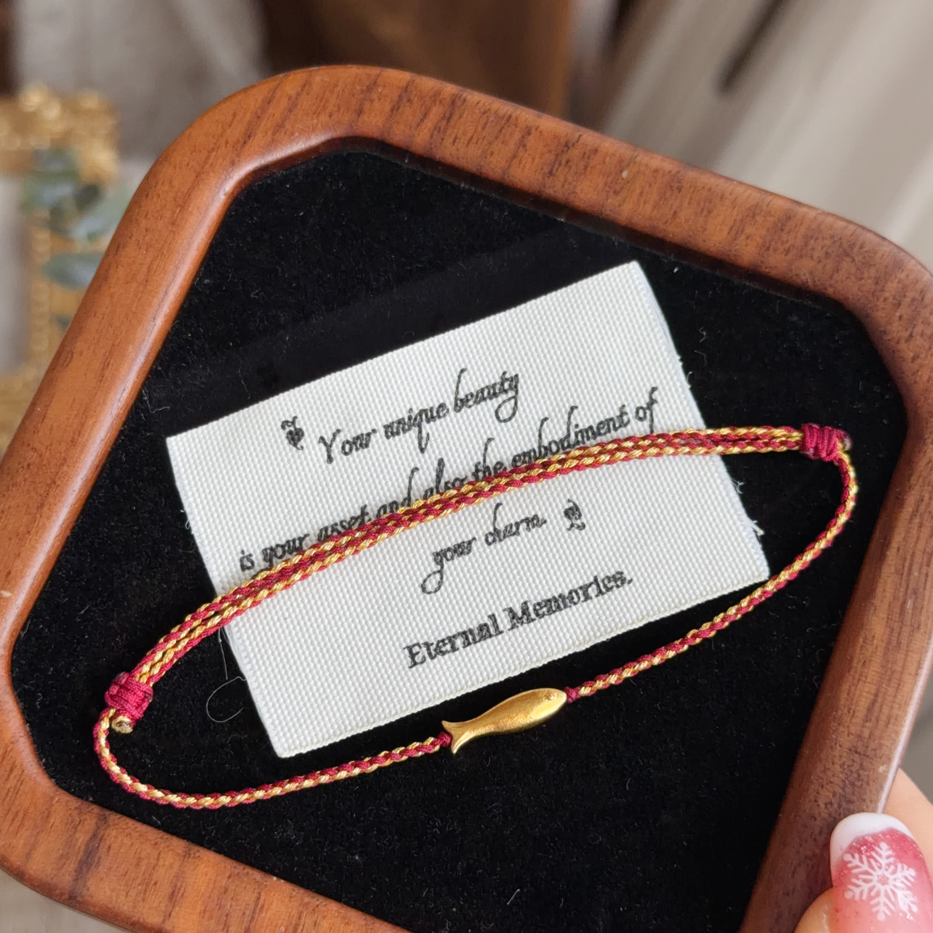 999硬金襯小黃魚襯手绳