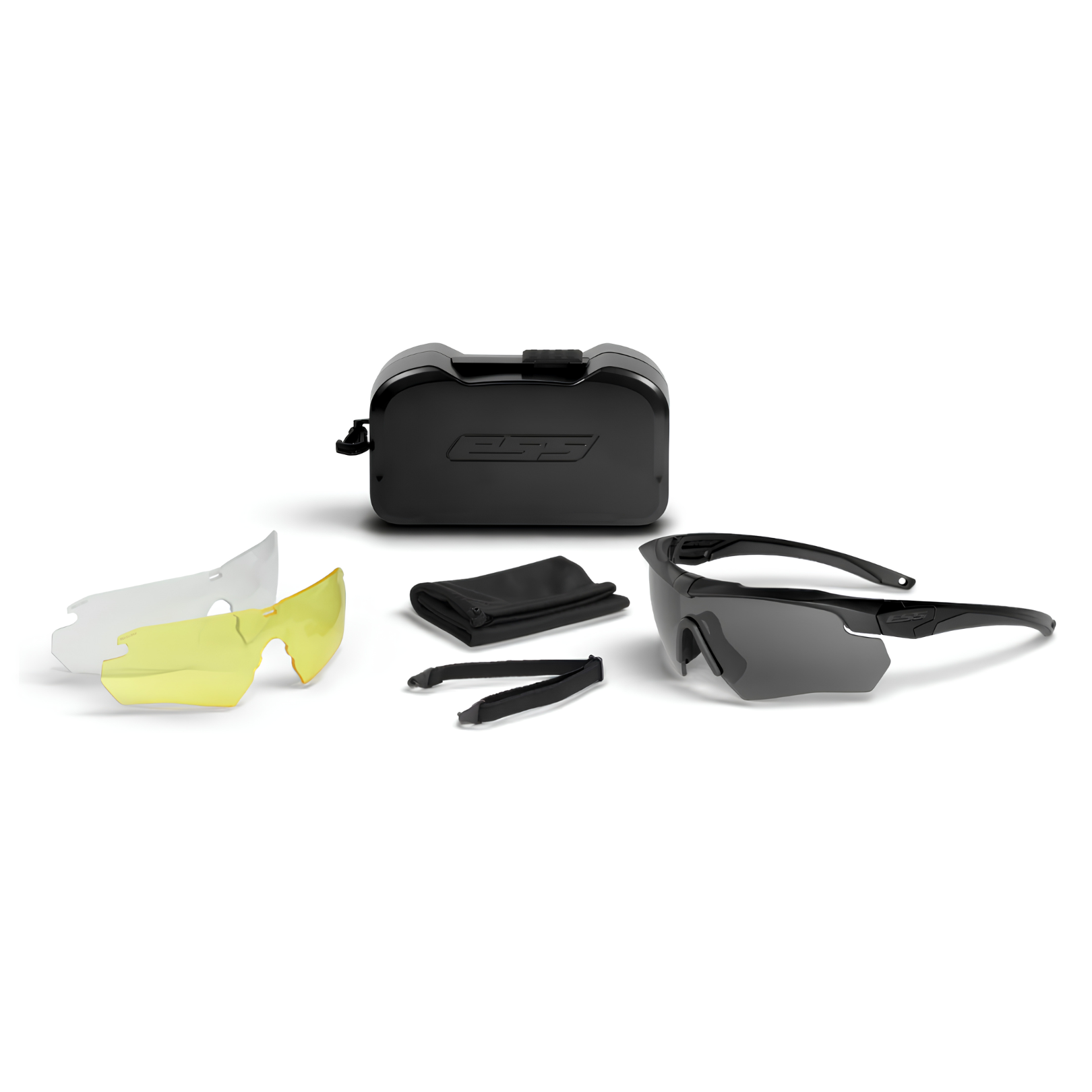 Crossbow Black 3LS（Clear, Smoke Gray, Hi-Def Yellow）