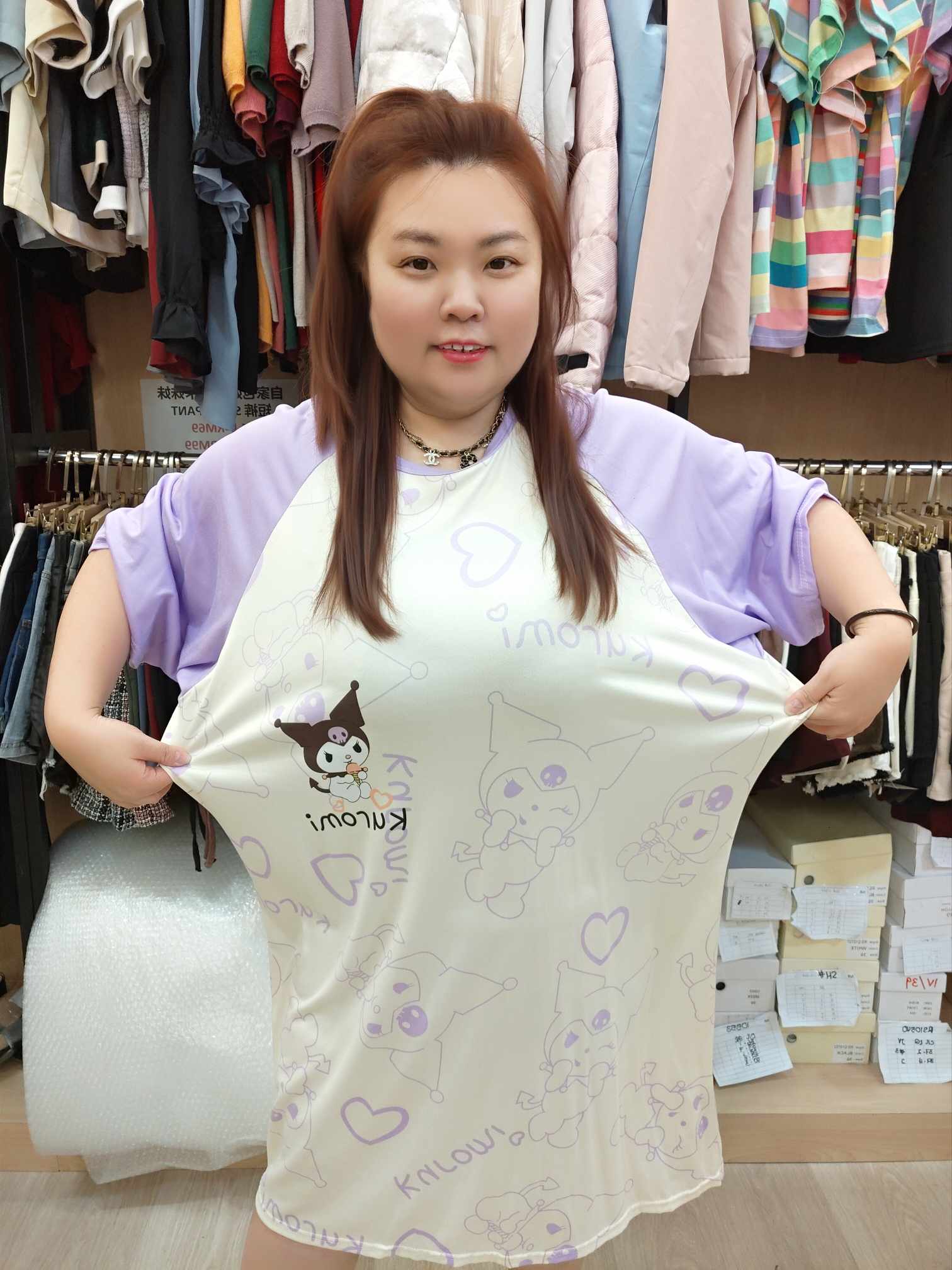 NBD23 SY#001 卡通睡裙（款式颜色随机⚠️）（胸围 140CM以内）