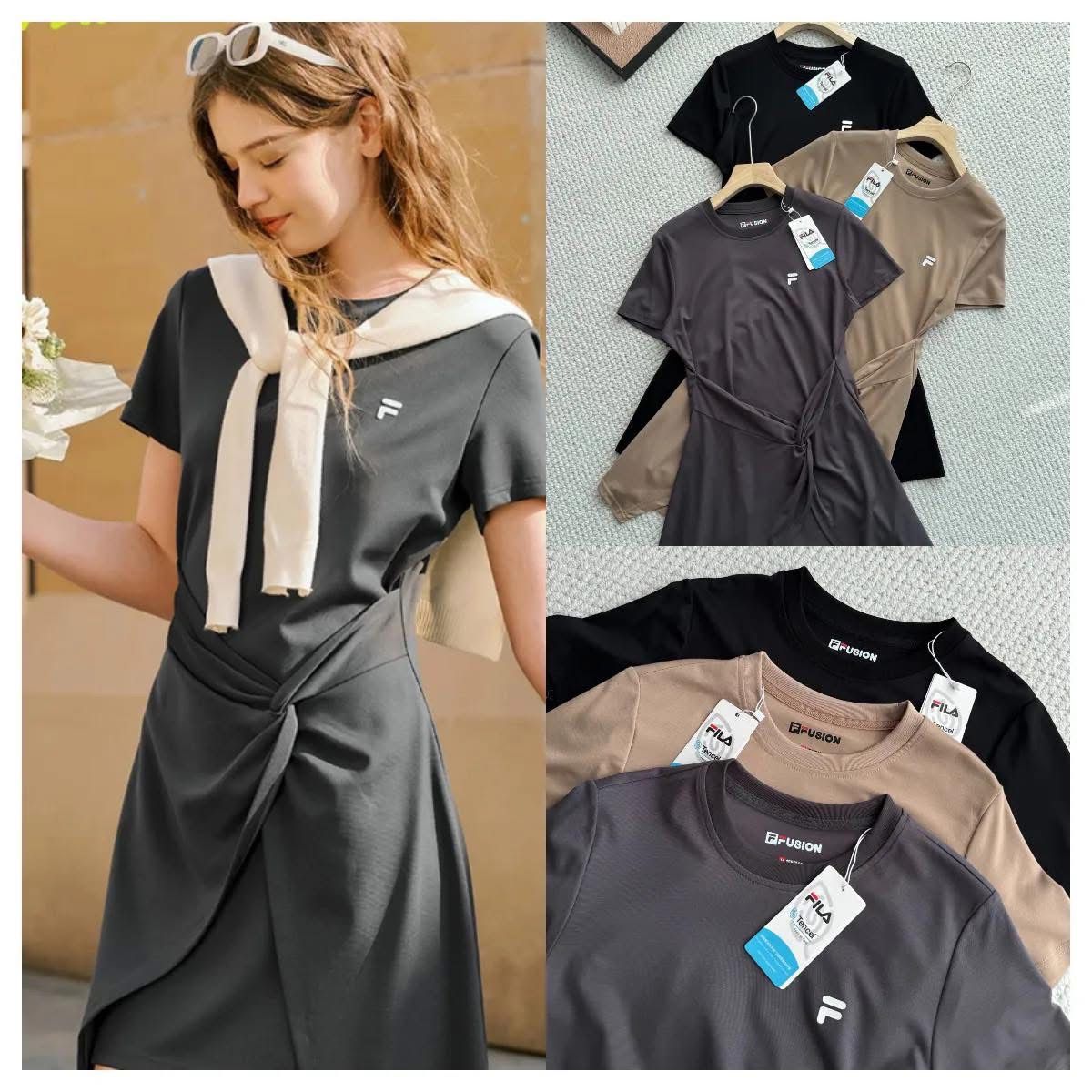 $159件。FILA不規則連衣裙