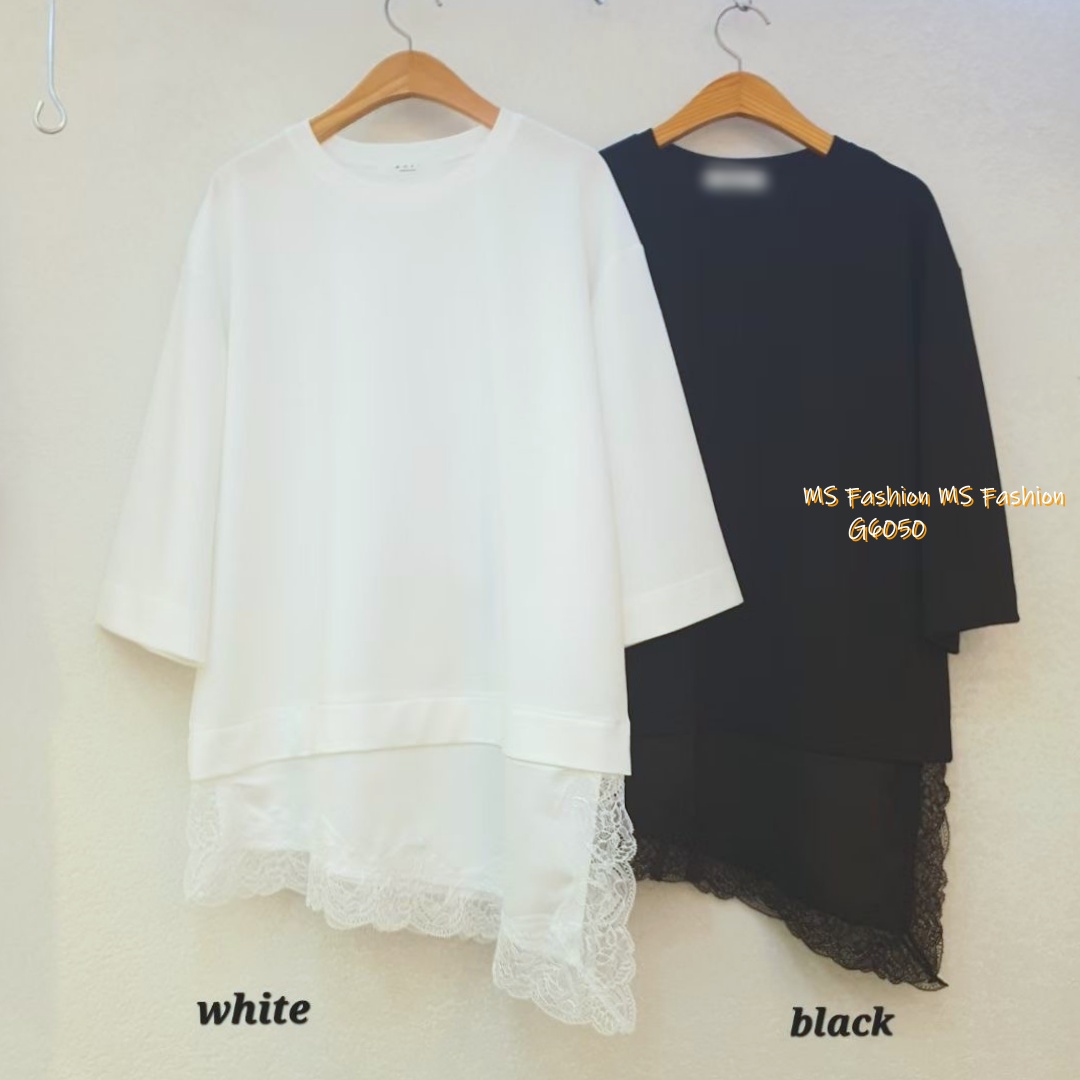 G6050 韓國🇰🇷拼lace腳top