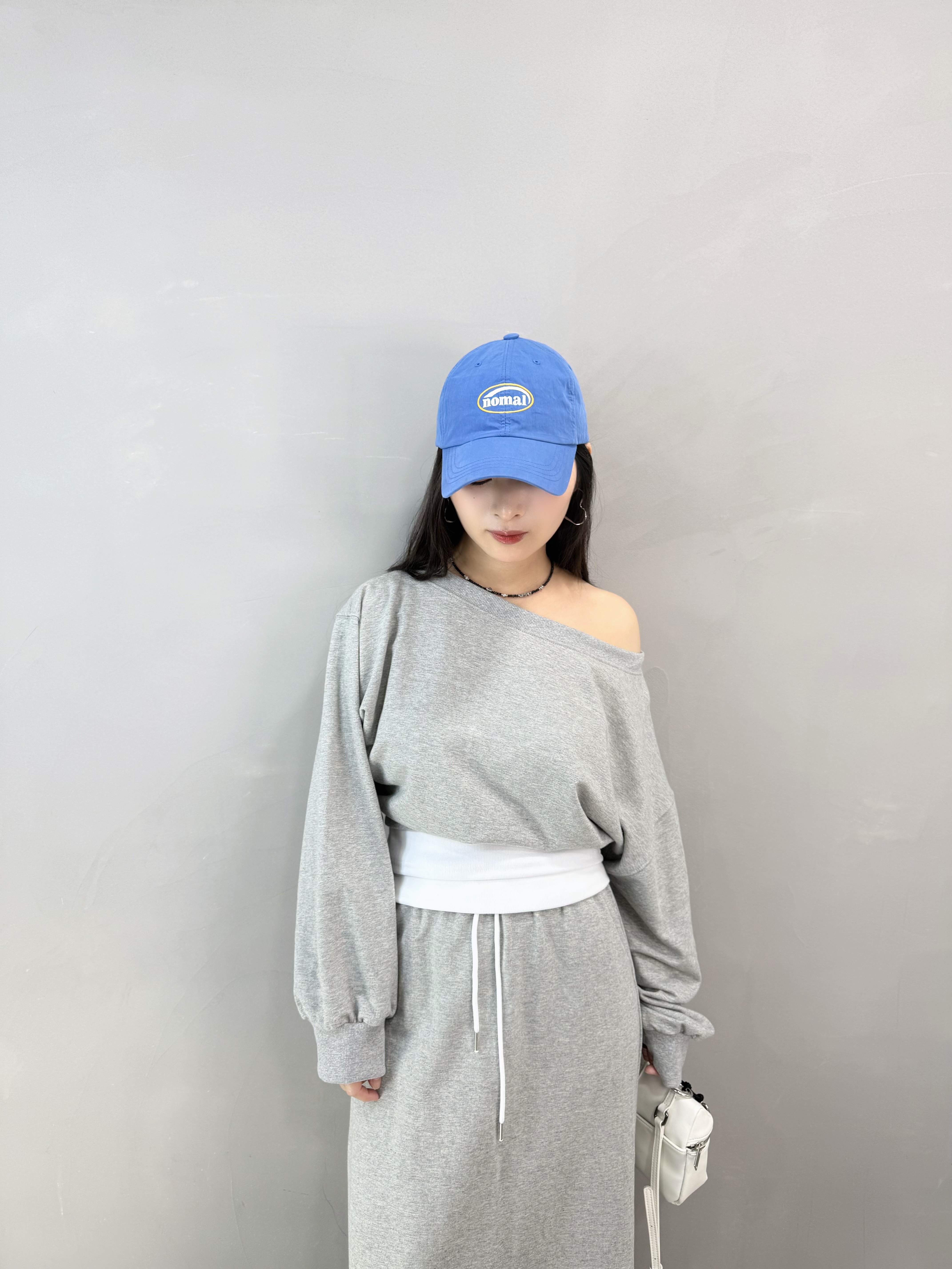 J84 拼色露膊+裙Set