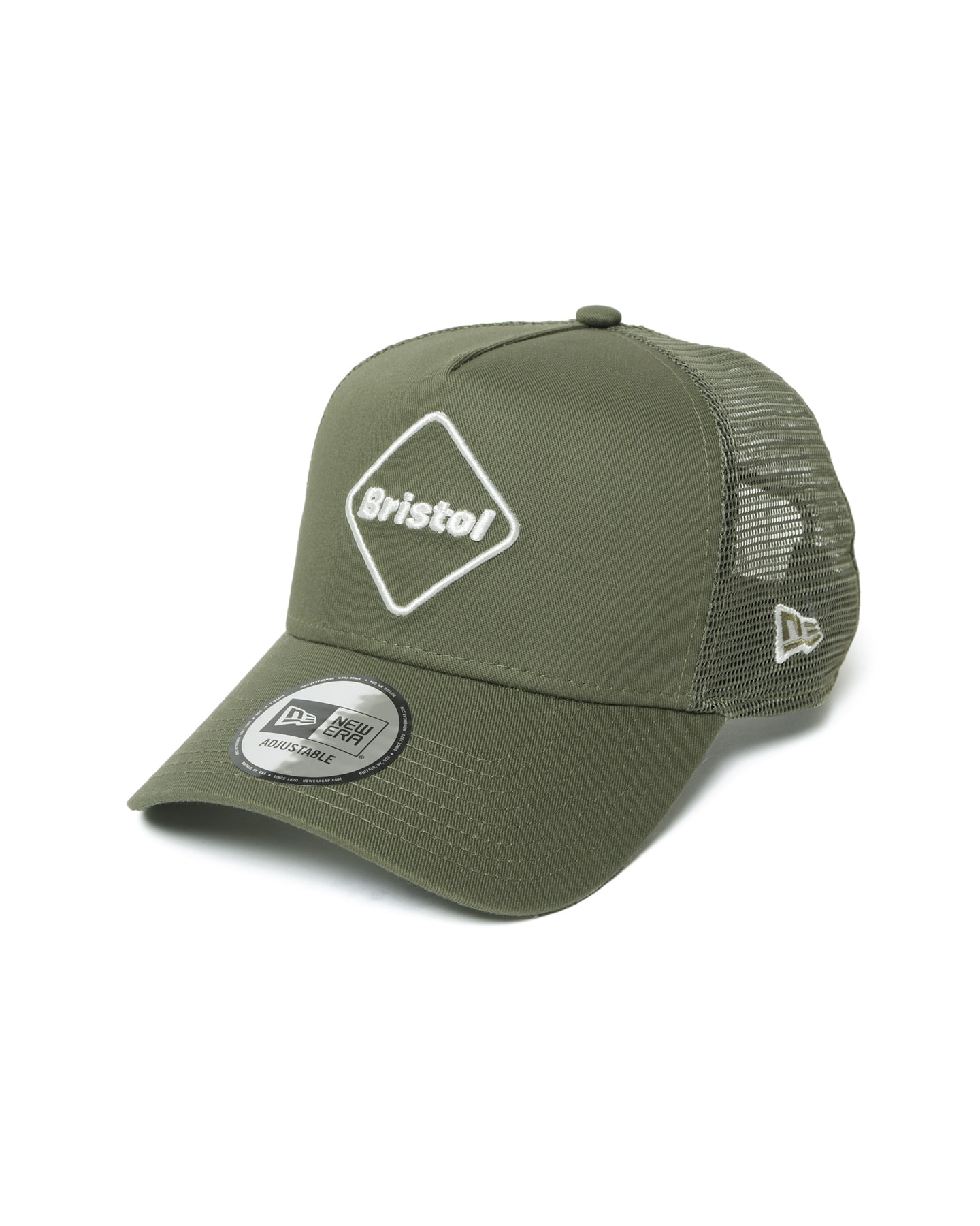 FCRB 24SS NEWERA 9FORTY A-FRAME MESH CAP / KHAKI | TRENDSPOT