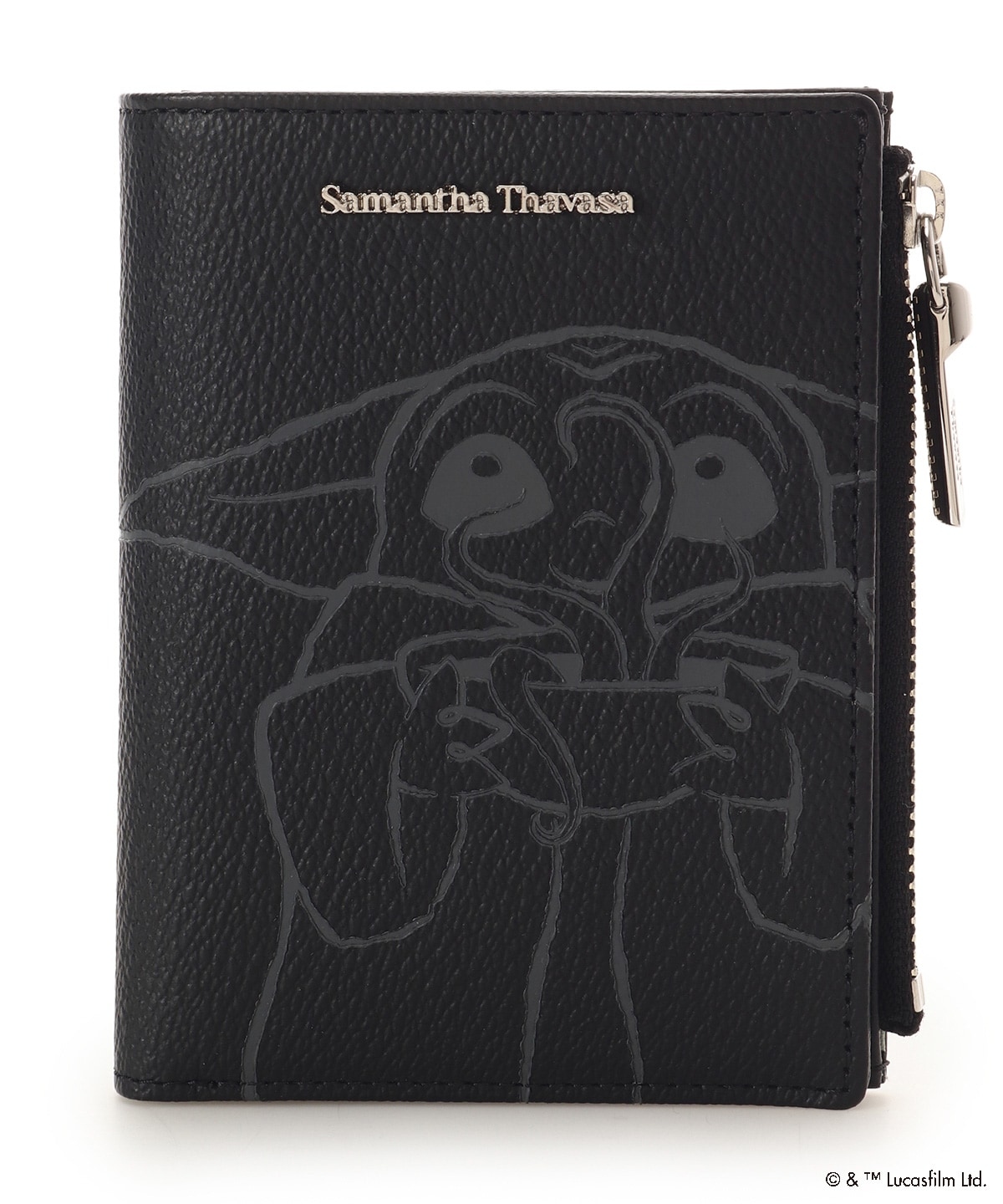 🌸 【預訂】短銀包(BK) - Samantha Thavasa x GROGU