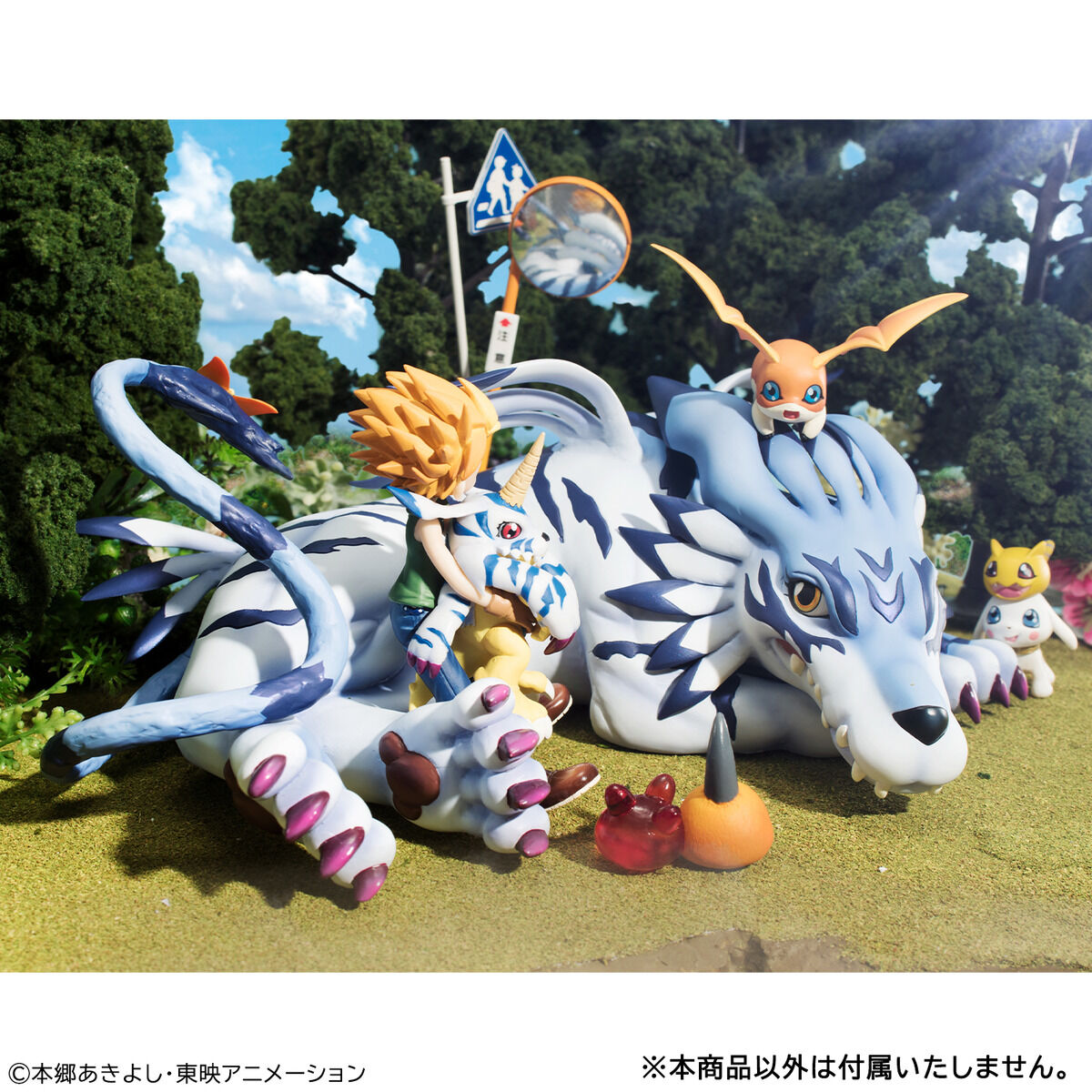 (預訂訂金 $300) (總價 $940) (魂限) MegaHouse GEM 數碼暴龍大冒險 加魯魯獸 & 石田大和 (再版) (行版) G.E.M. Digimon Adventure Garurumon & Yamato