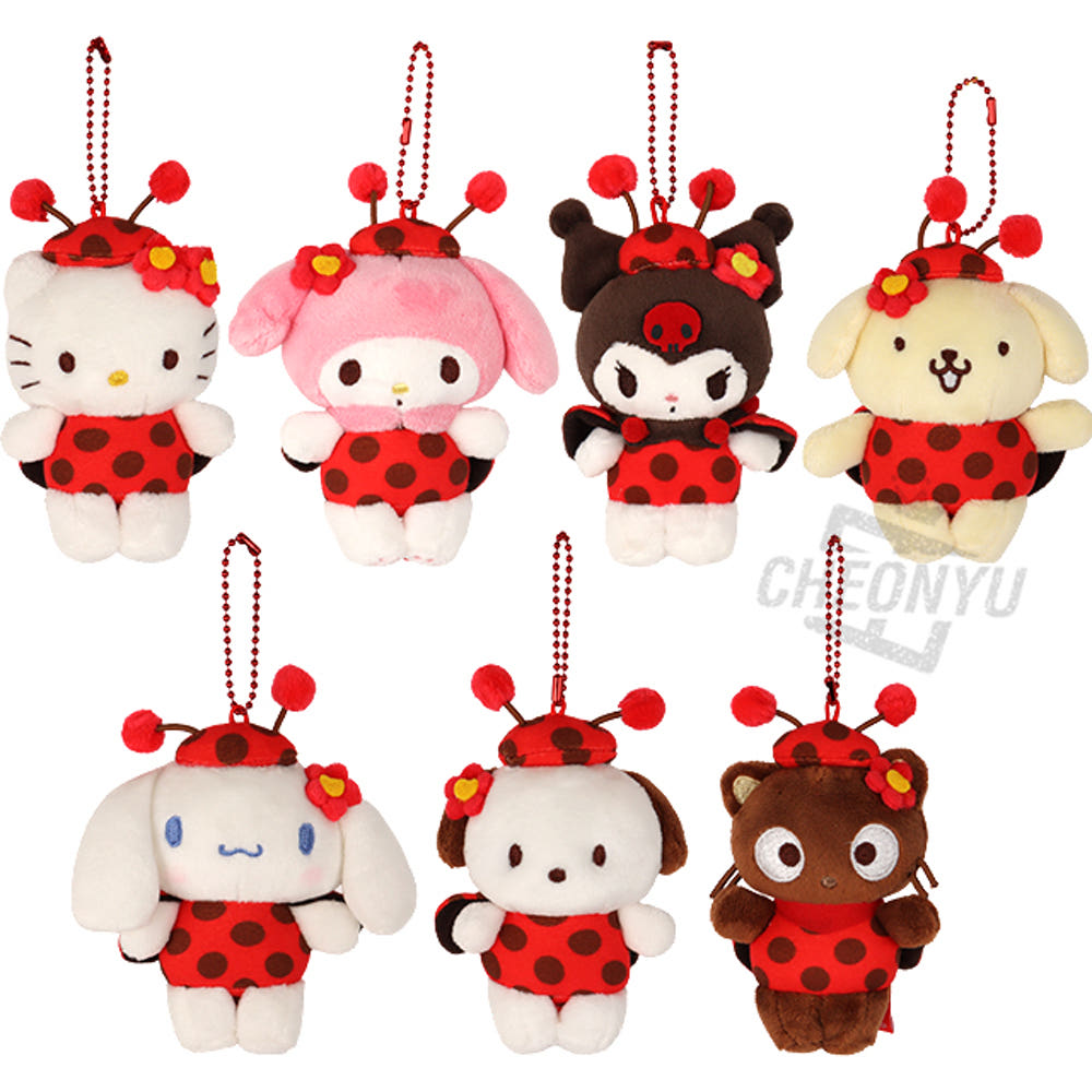 Sanrio 甲蟲Keyring公仔