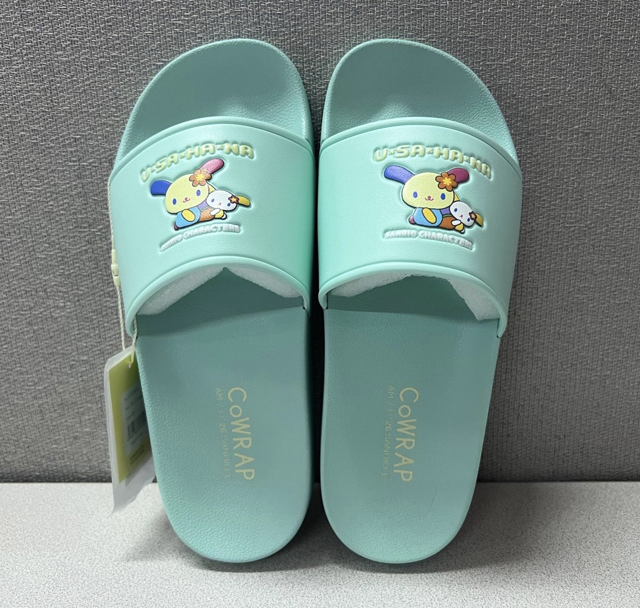 🎌日本直送🎌CoWRAP x Sanrio 彩色系列 拖鞋（$189
