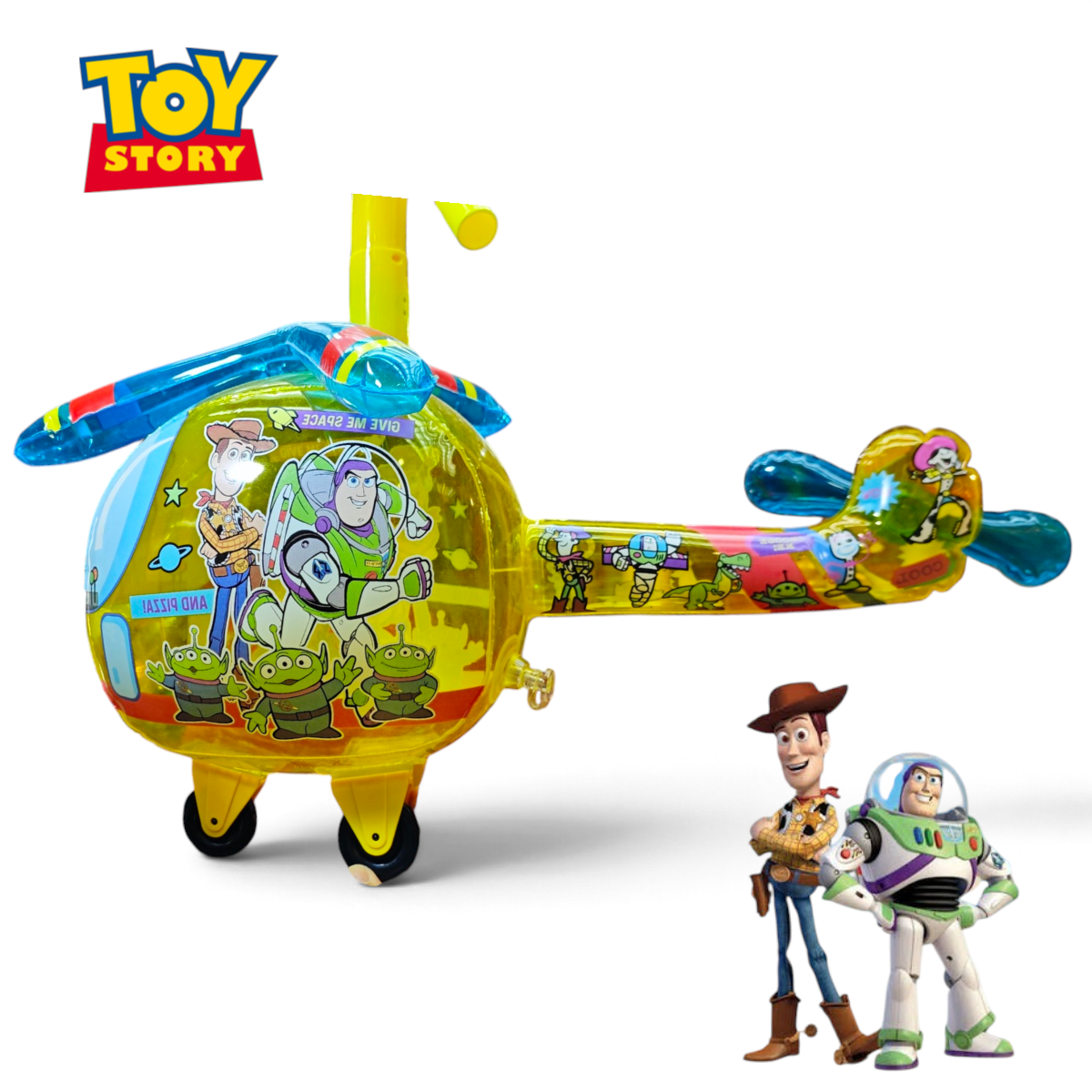 Toy story直升機吹氣燈籠