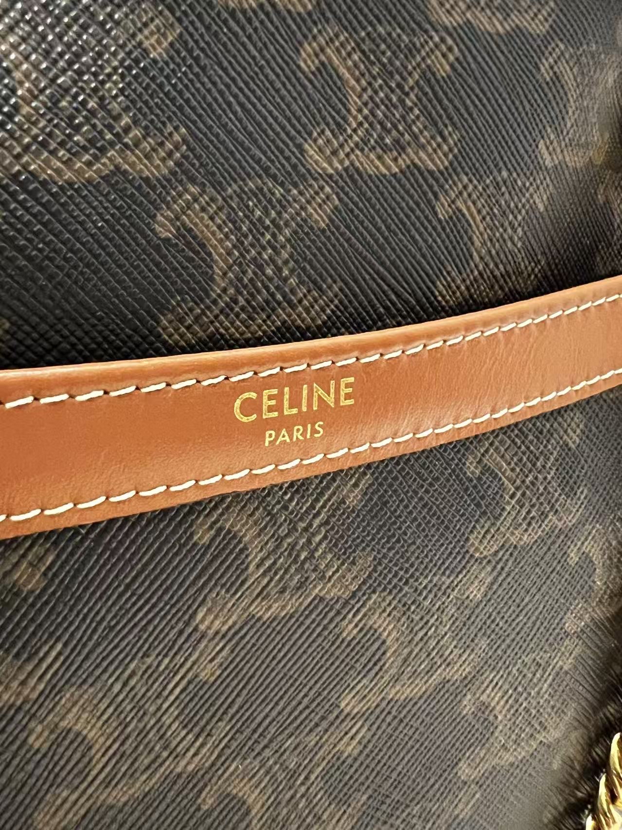 Celine Medium Patapans in Triomphe Canvas