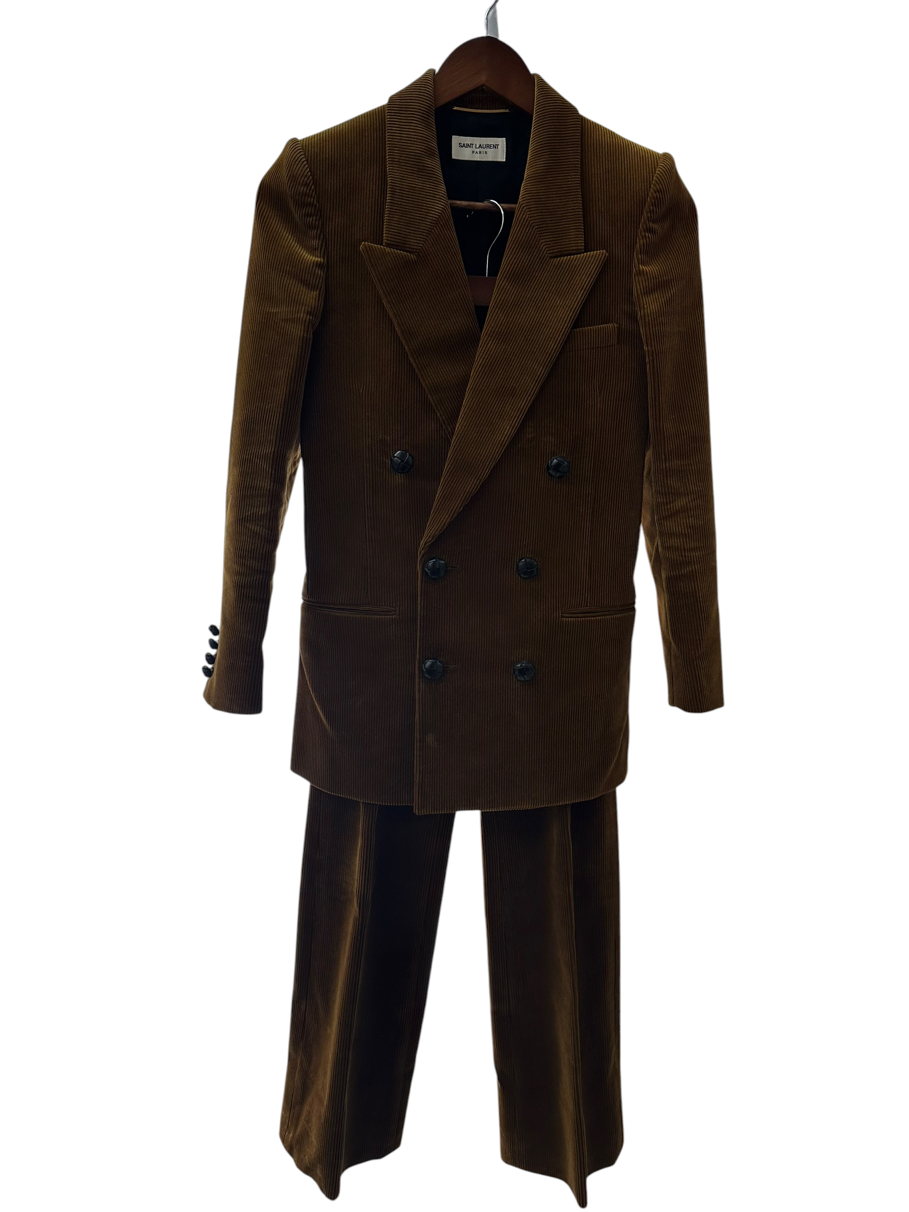 Pre-owned SAINT LAURENT Double-breasted Blazer + Trousers / Product Code: 061905