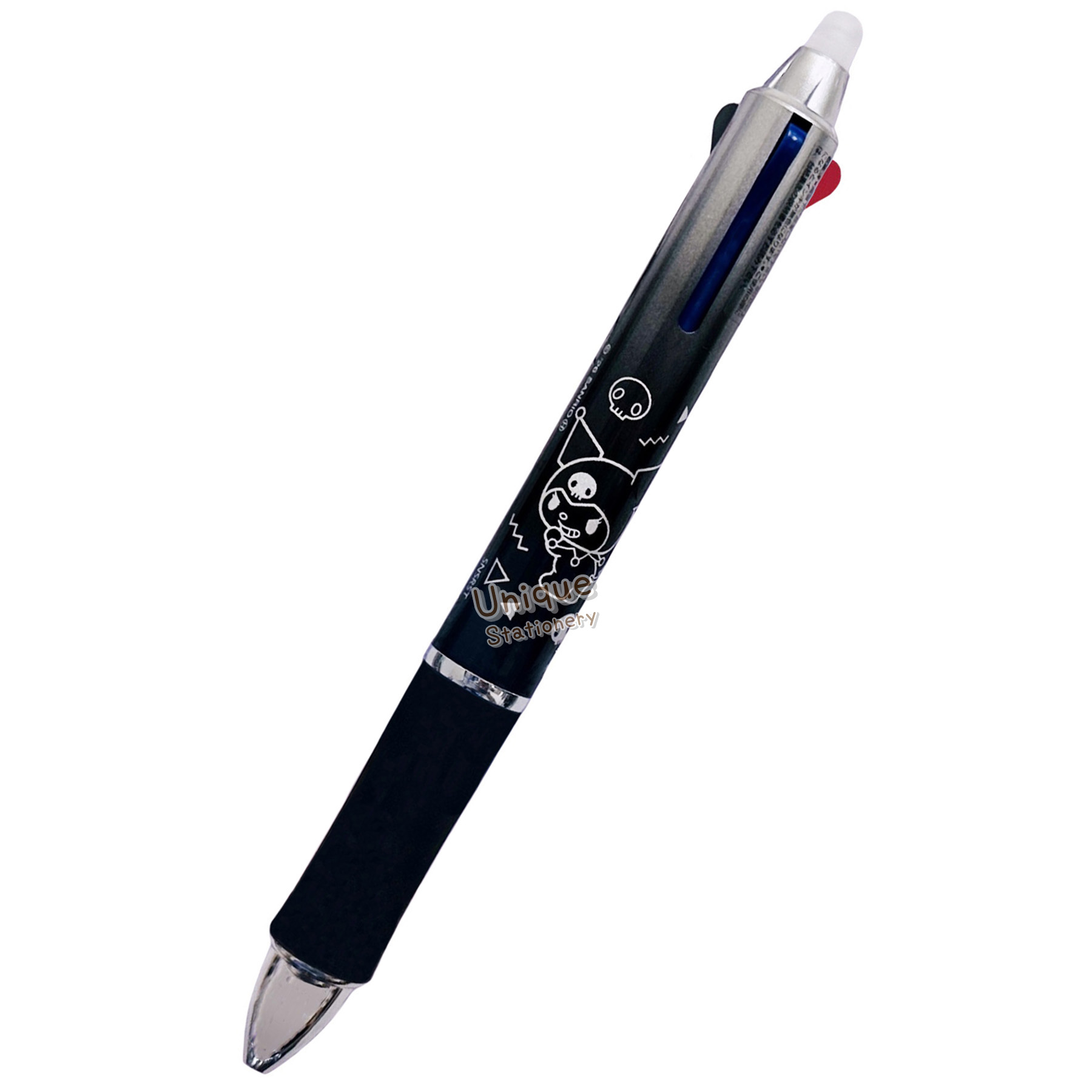 現貨｜Sanrio Kuromi 日本製 Pilot Frixion Ball 3 Metal 0.5mm 3色 可擦原子筆 (S4659481)