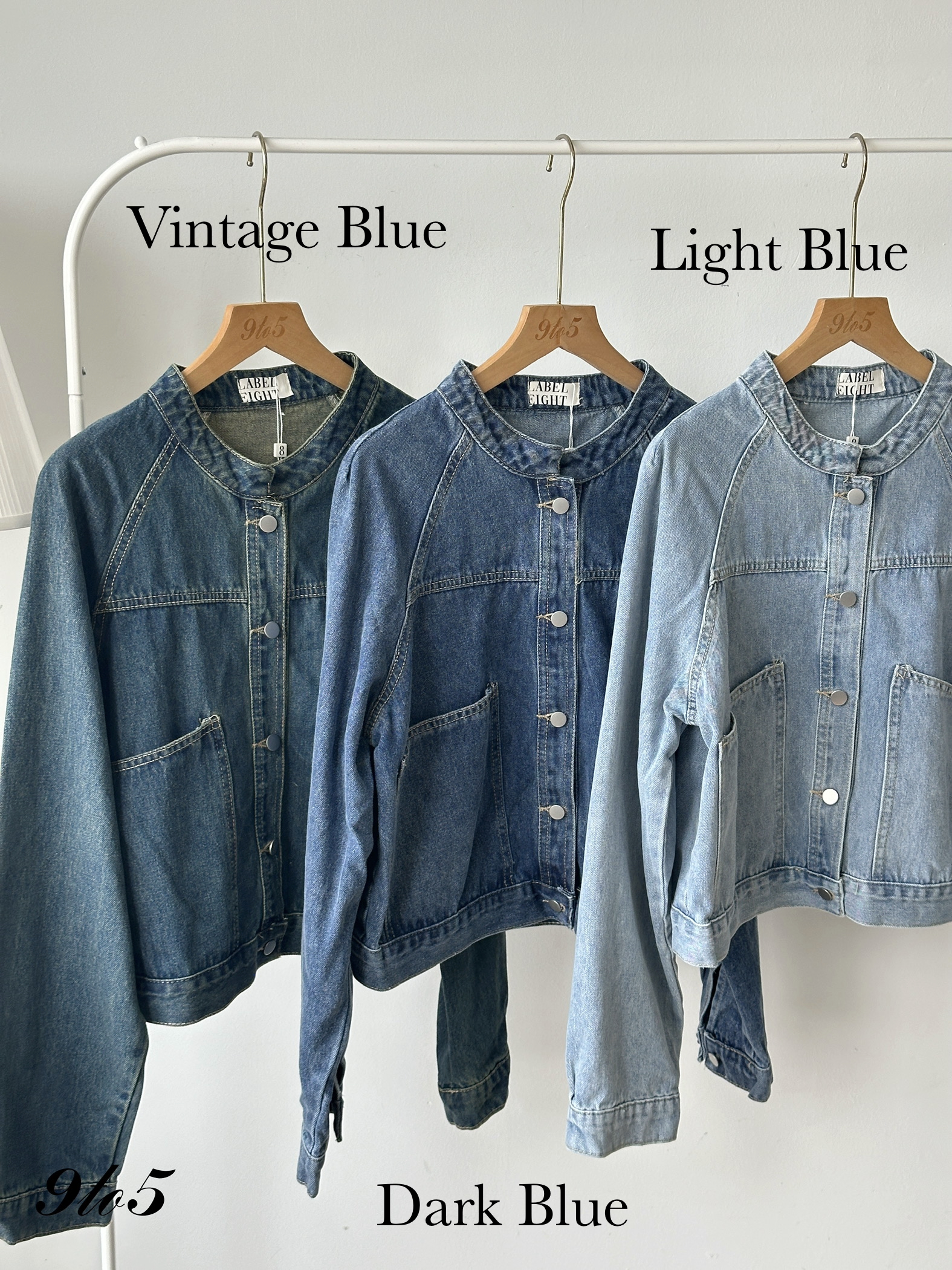 T4176 Long Denim Jacket - 3 Colors