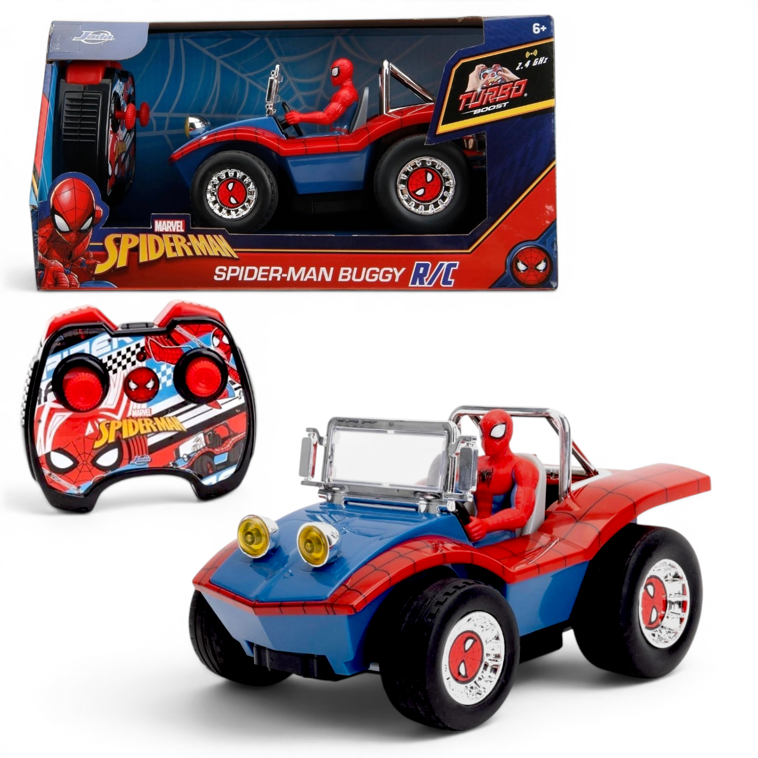 Marvel Spider-Man Buggy R/C 7吋蜘蛛俠遙控越野車 Turbo Boost版 2.4GHz遙控車 香港現貨