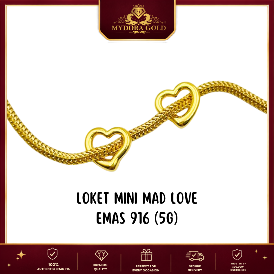 MYDORA Loket Mini Mad Love (5G) l EMAS 916/22K