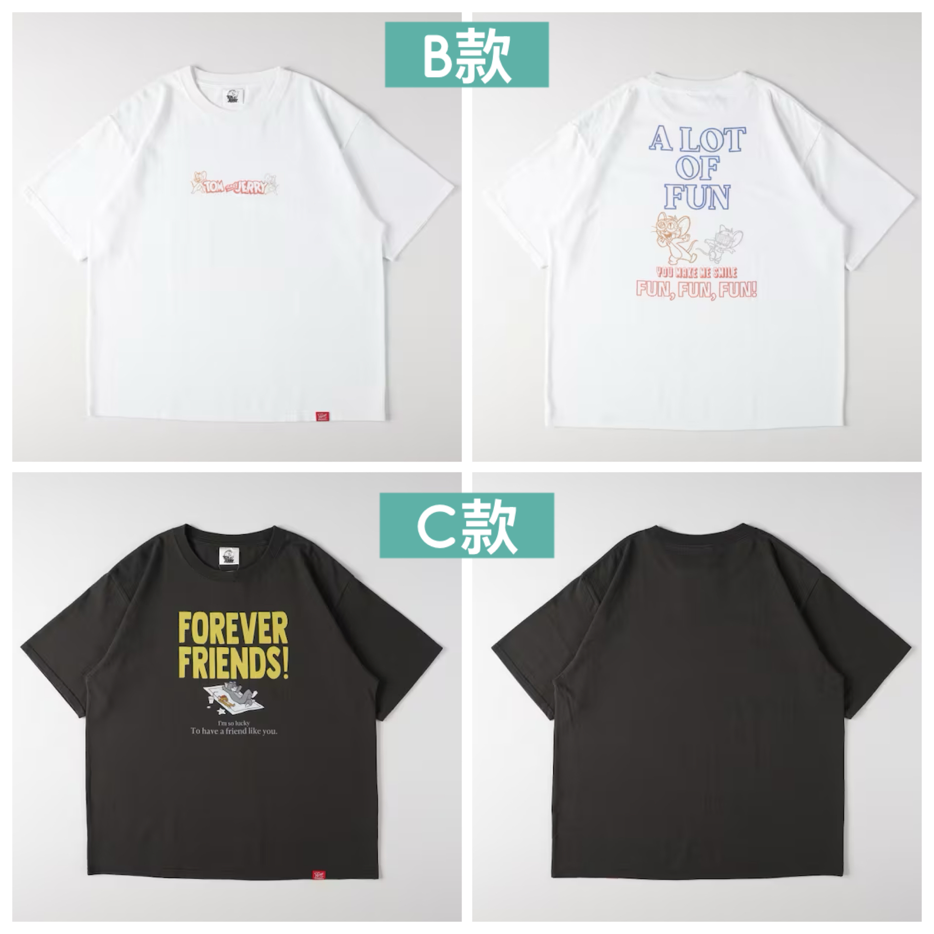 日本預訂📍日本Tom and Jerry x Right On得意夏日系列 - 短袖Tee (大人/小童Size)