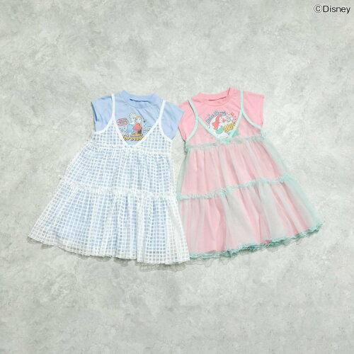 🆕【⭐訂購⭐】  日本直送🌀#Ariel / #Frozen 蓬鬆多層薄紗連身裙［2款選］🌀[ELGA-0080][260815]