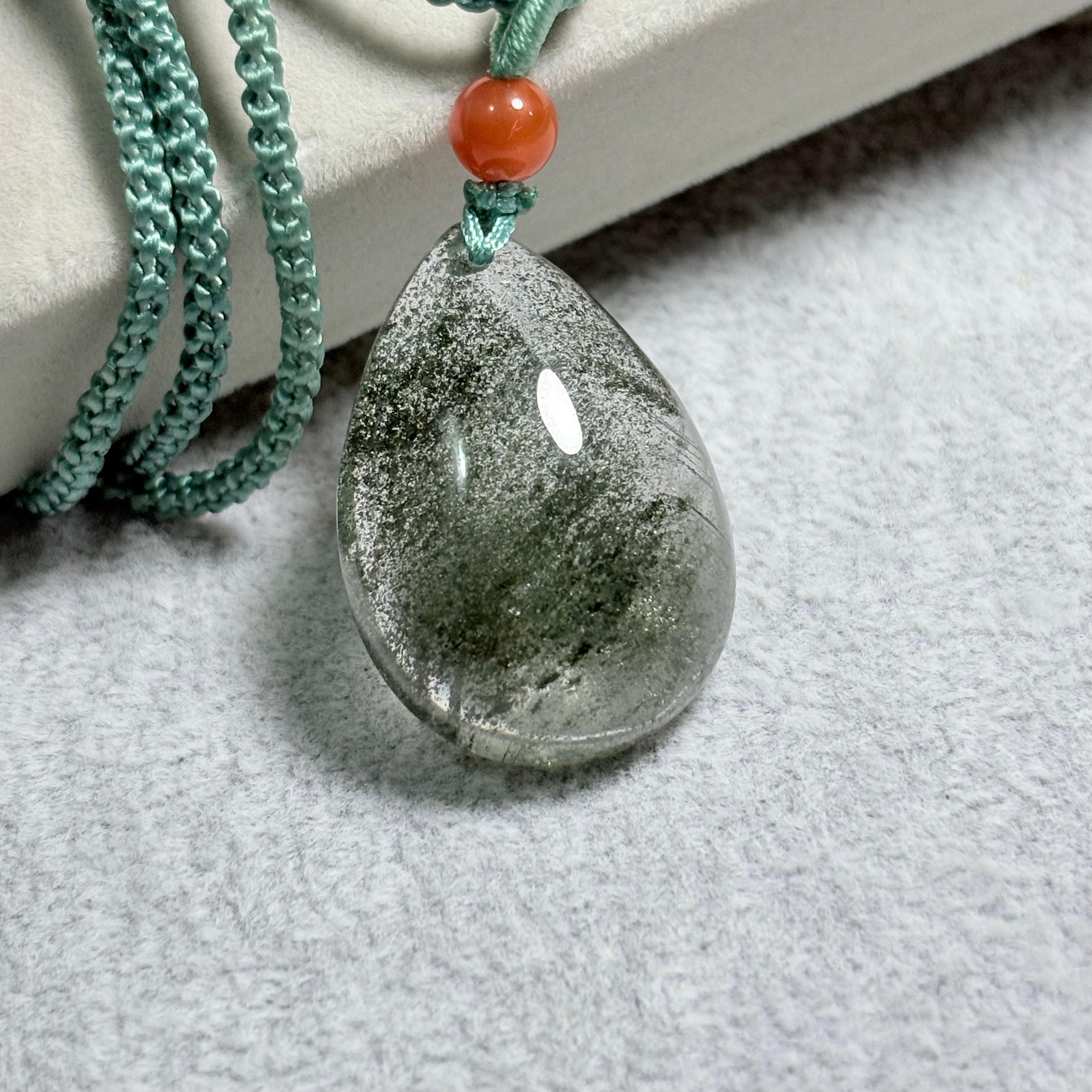 綠幽靈吊墜（重約：10克）附送證書No. 19-262