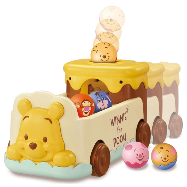 🇯🇵預訂 日本直送🇯🇵Winnie The Pooh小熊維尼巴士波波球玩具8m+