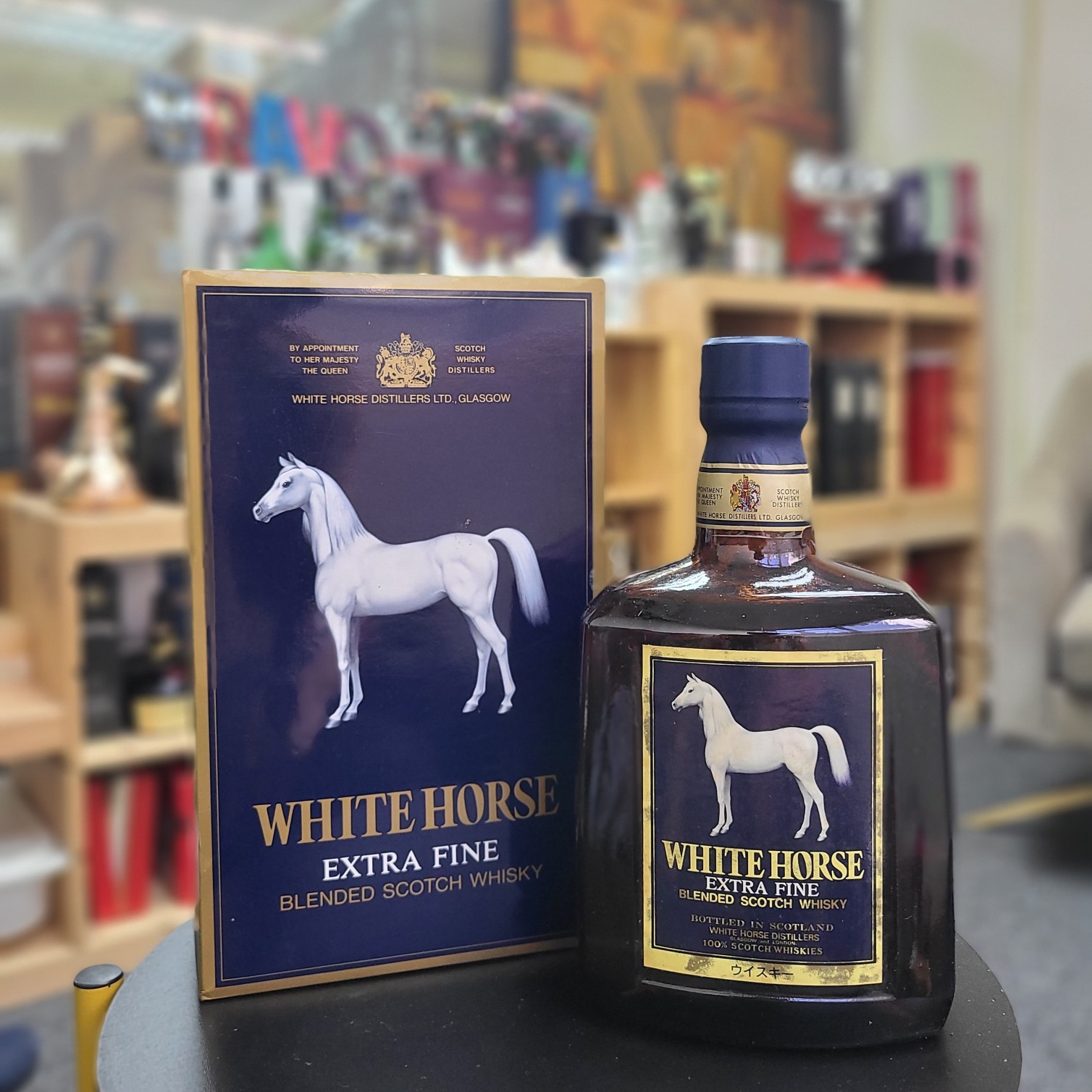 White horse extra fine blended scotch whisky 750ml 43%