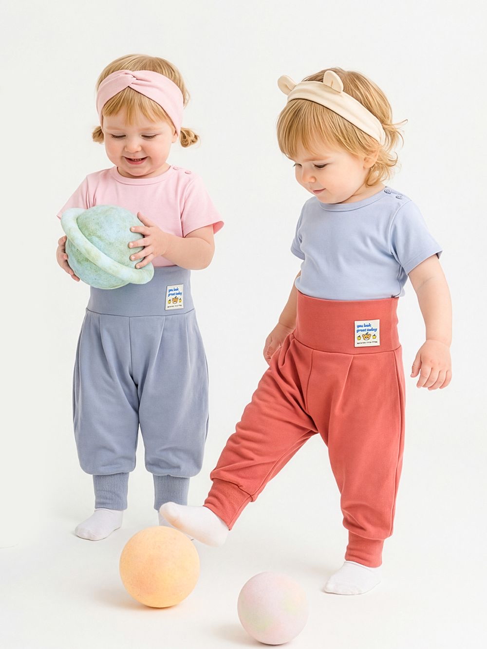 ☀️預訂 韓國直送☀️🇰🇷Milk Baby三色撞色小熊標籤短袖包腹家居服上下套裝