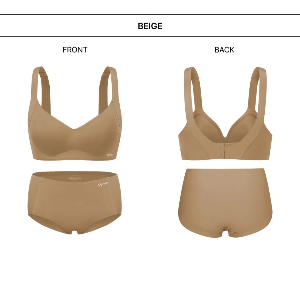 韓國 VERISH Cool Fit Bra Volume Support 涼爽胸圍豐滿支撐套裝