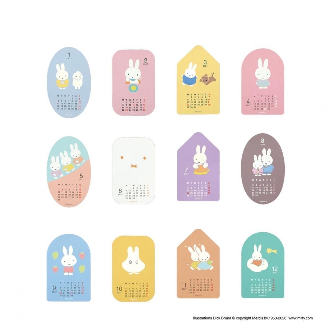 Miffy 2027 Schedule Card