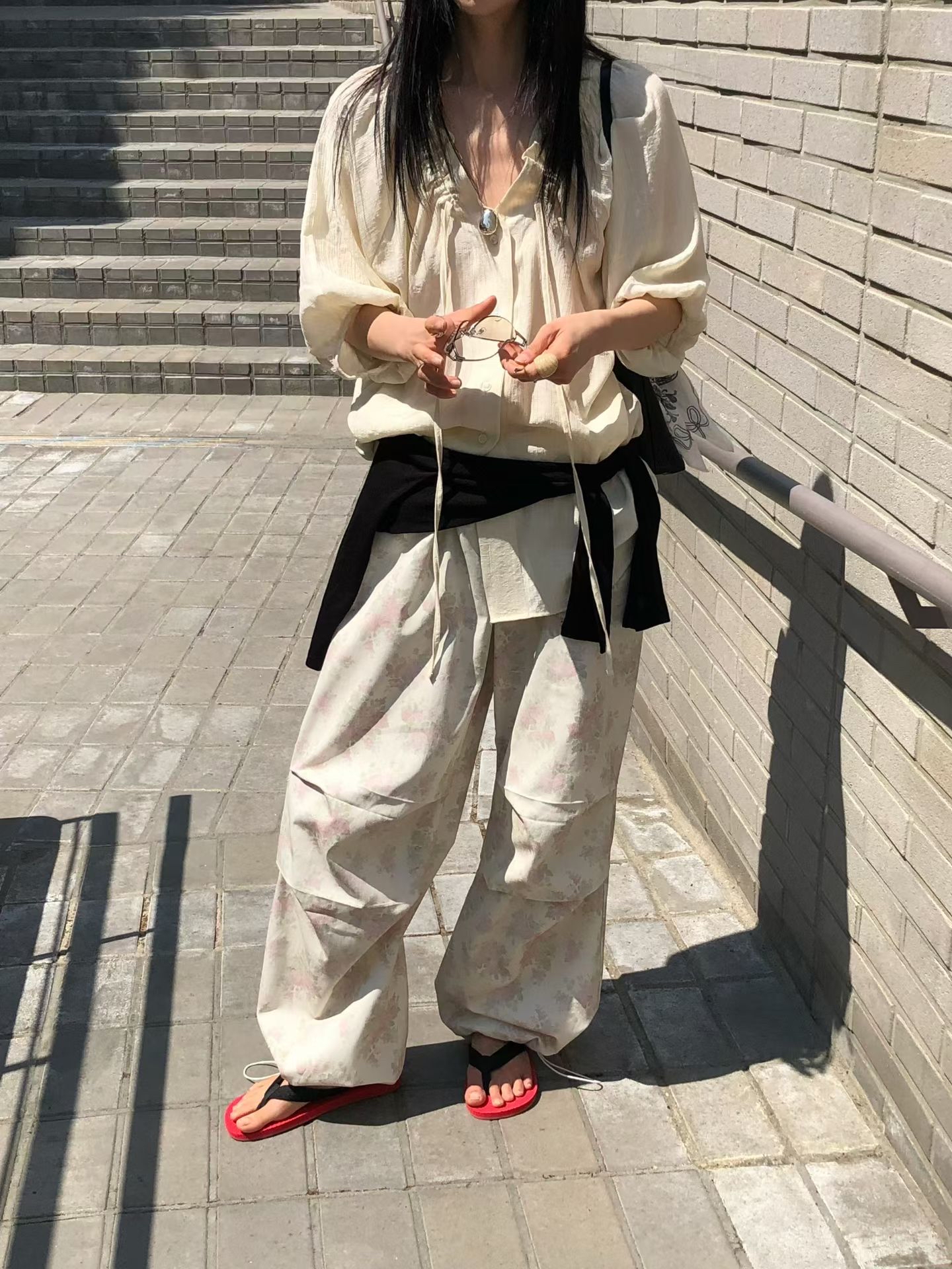 221331 摺邊領短袖恤