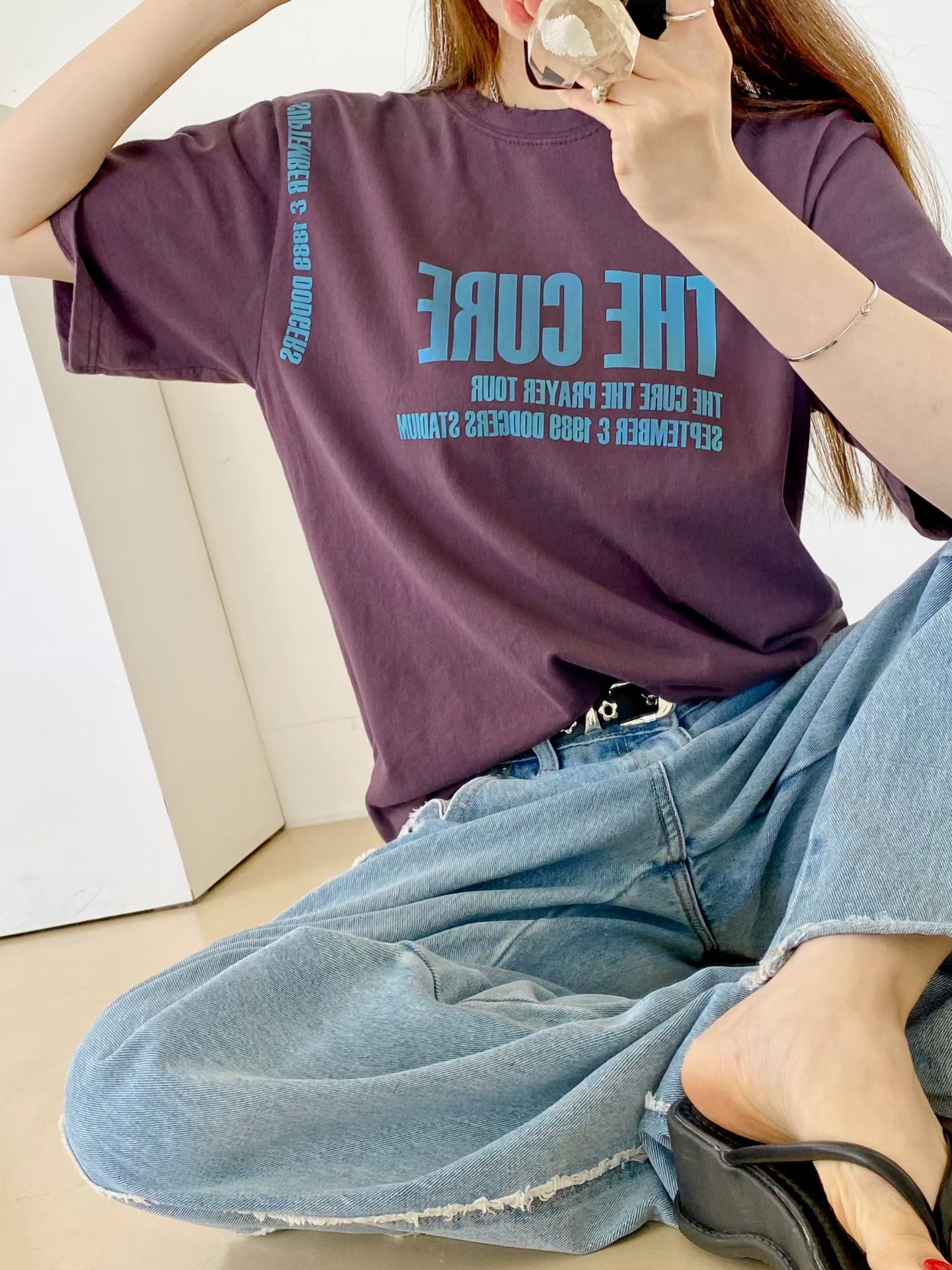 NB24 拼色字Tee 
