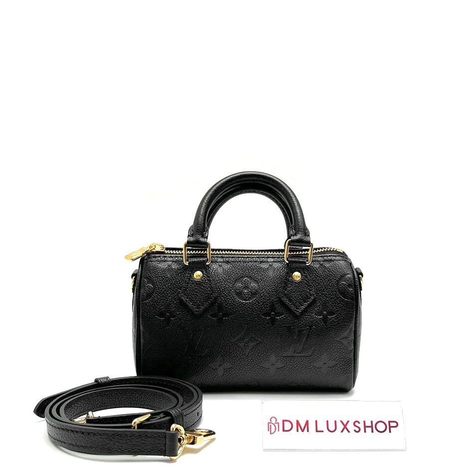 LV Black Empreinte Nano Speedy