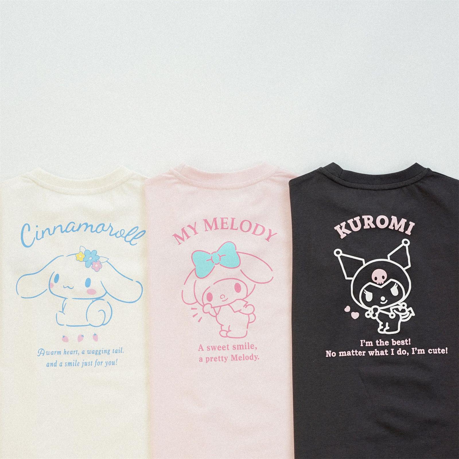 2件起各減$10。韓版Sanrio刺繡短袖