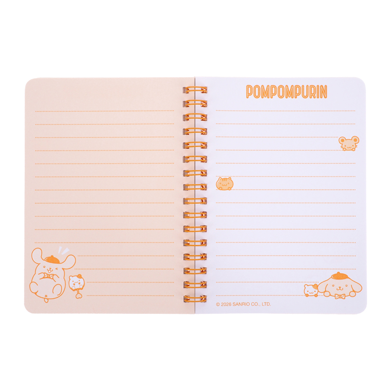 Pompompurin Mini Wire-O Notebook 線圈簿